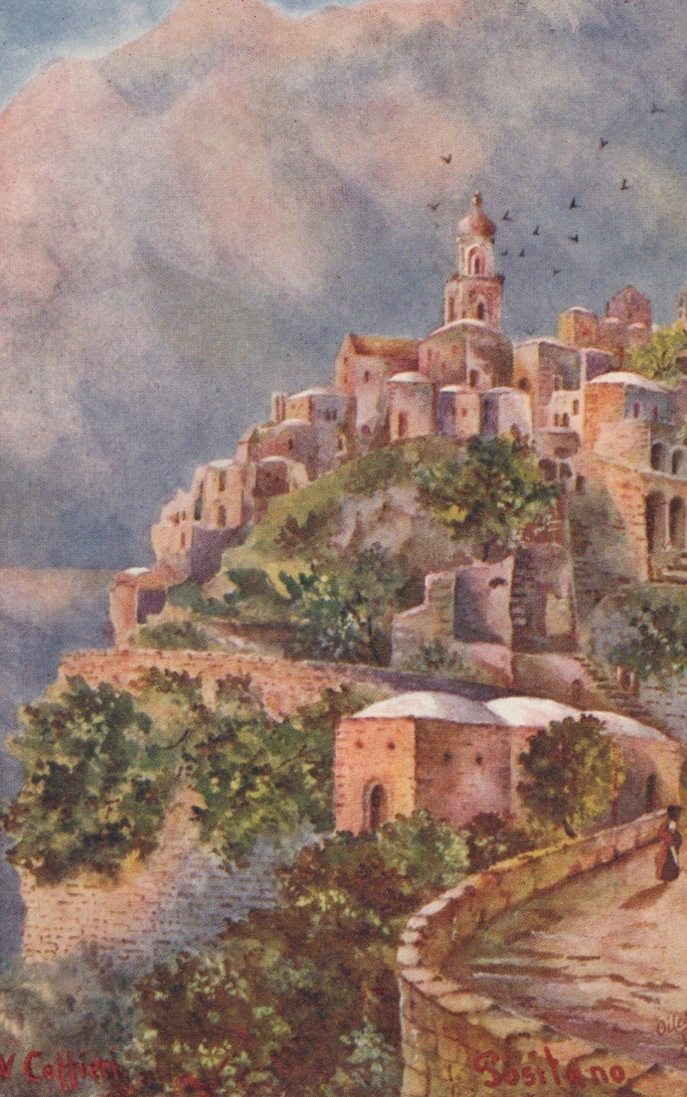 Cities & Towns of Italy Vintage Postcard Collection 1908 ZAYIX