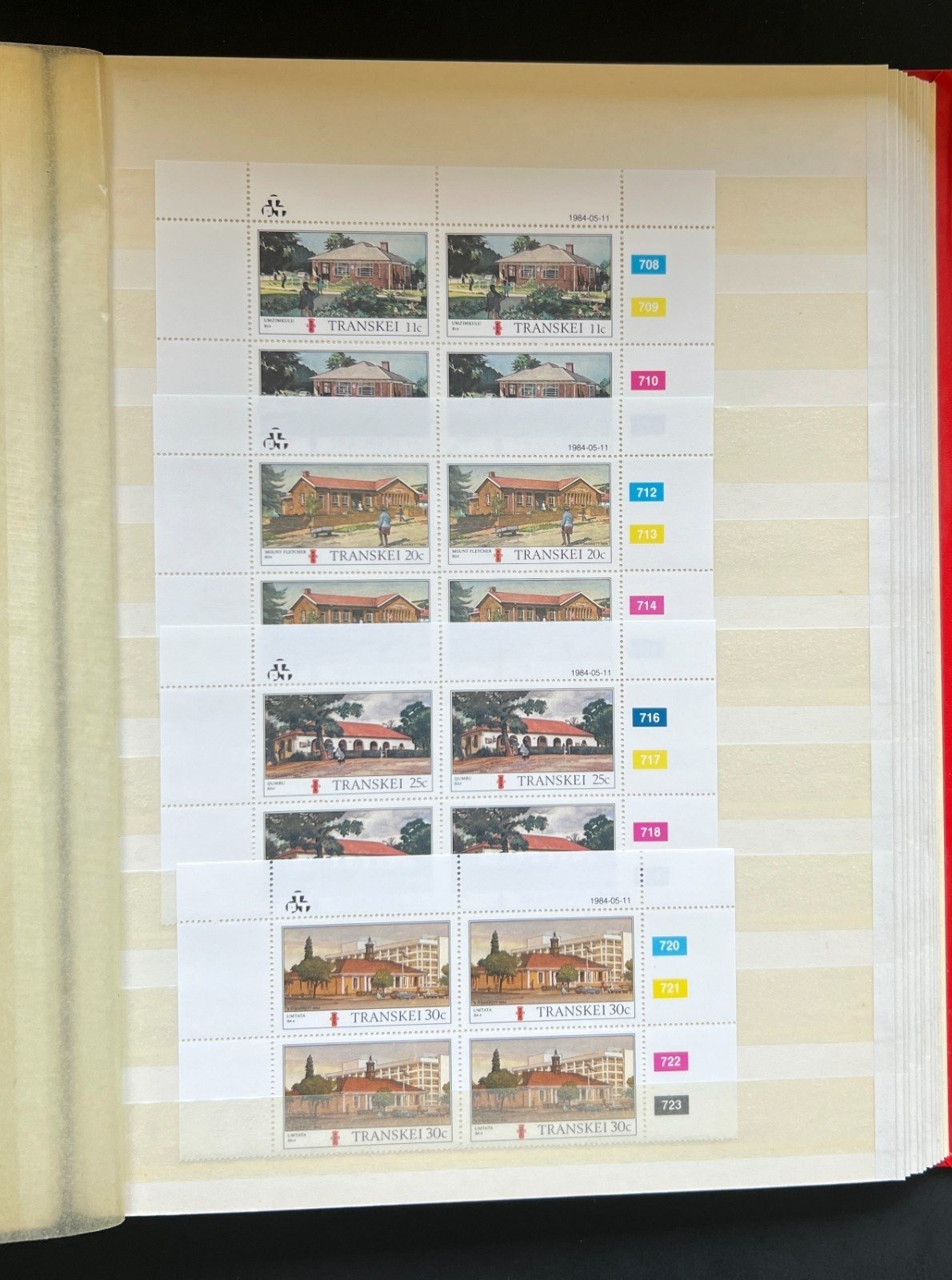 Transkei Plate Blocks & Plate Strips Stamp Collection Stock Book MNH ZAYIX