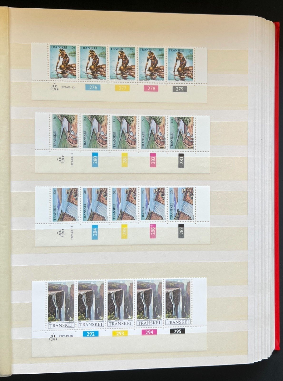 Transkei Plate Blocks & Plate Strips Stamp Collection Stock Book MNH ZAYIX
