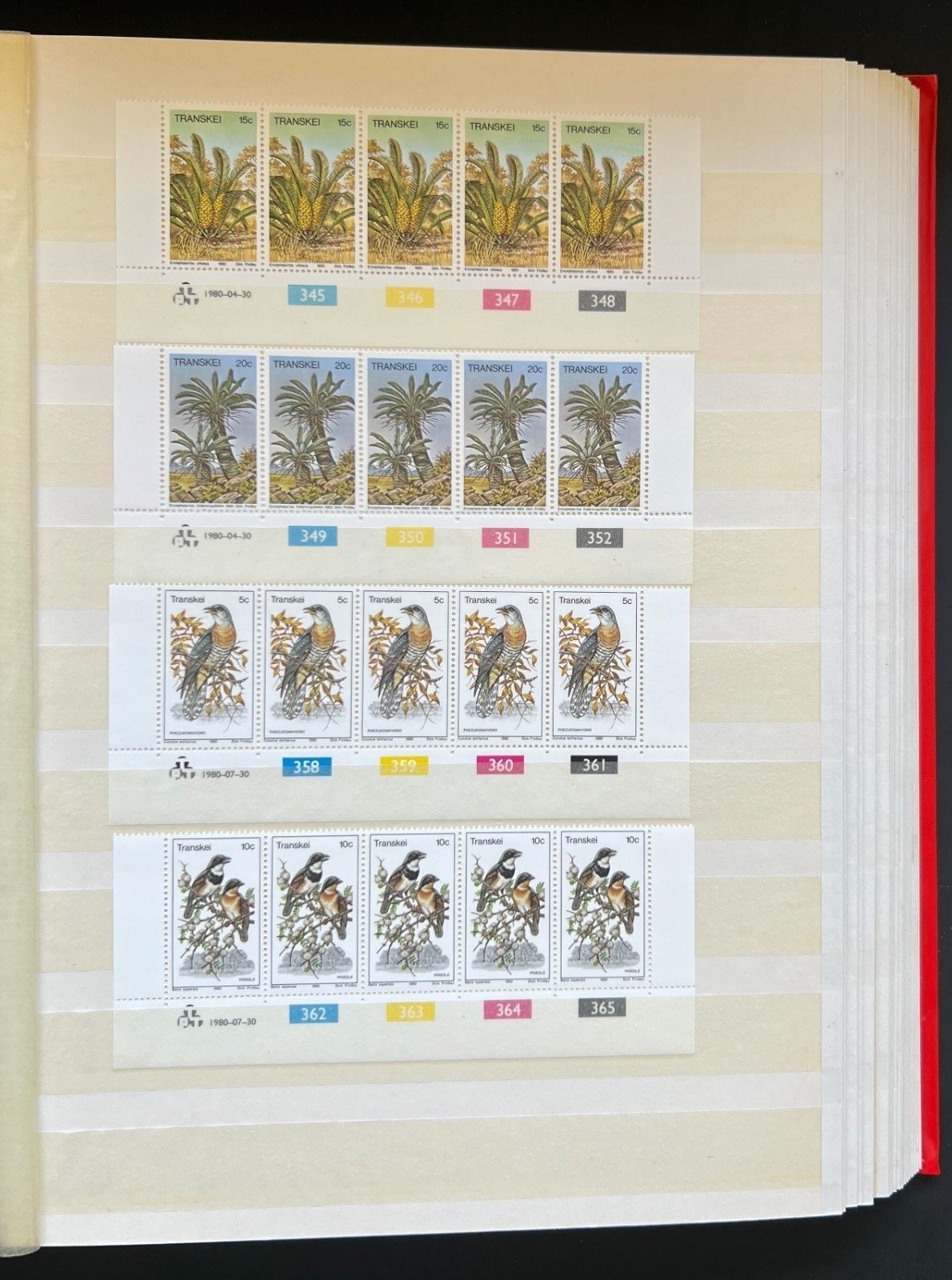 Transkei Plate Blocks & Plate Strips Stamp Collection Stock Book MNH ZAYIX