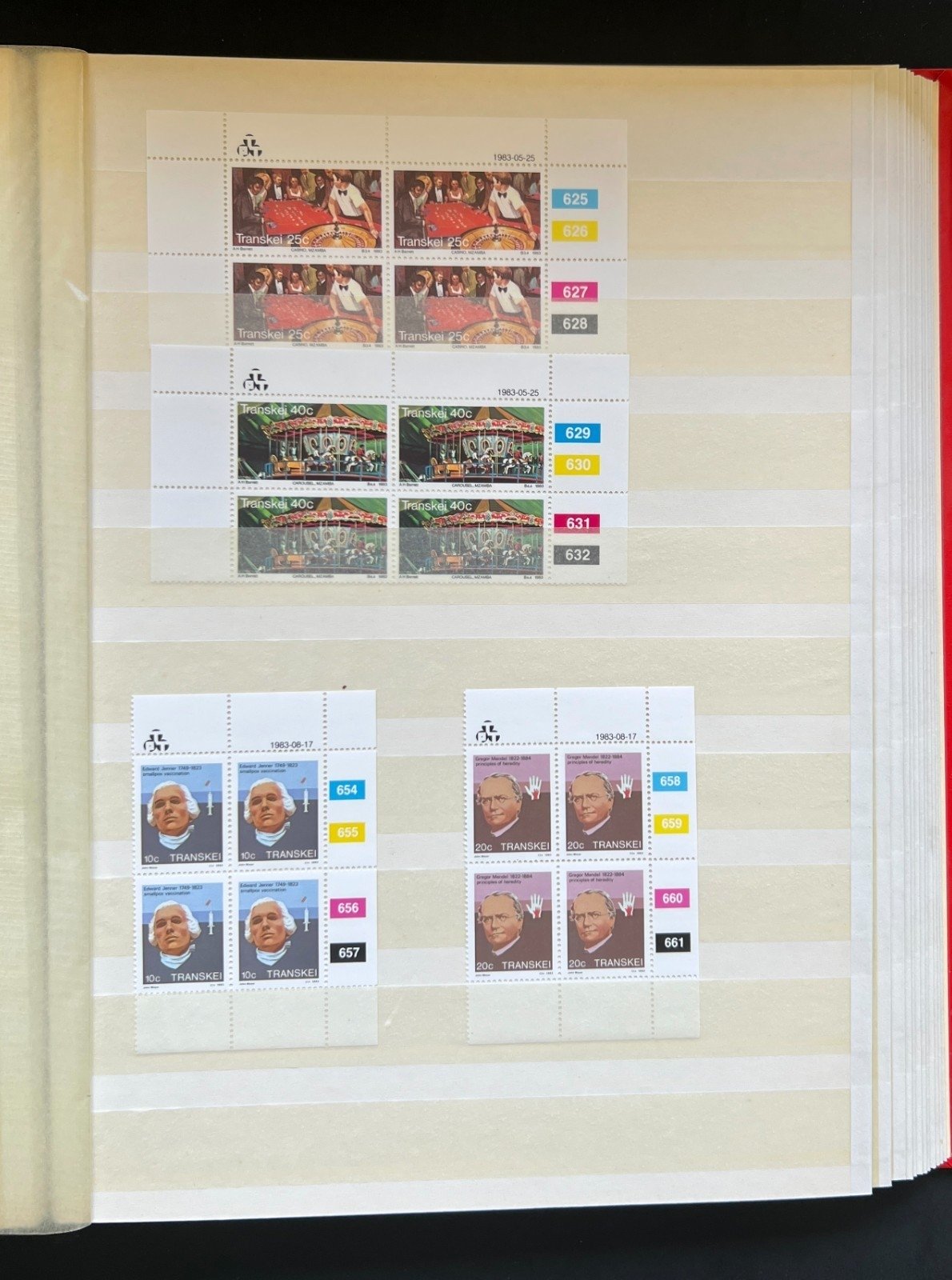 Transkei Plate Blocks & Plate Strips Stamp Collection Stock Book MNH ZAYIX