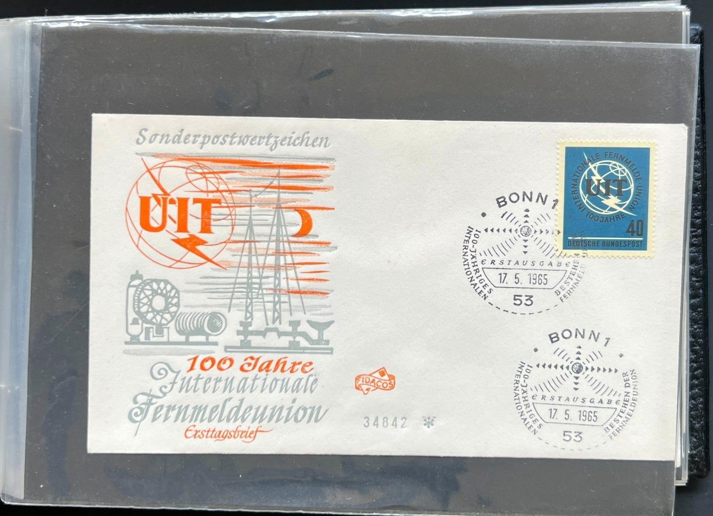 Germany First Day Cover Collection Album 96 Covers FDC 1965-1973 ZAYIX
