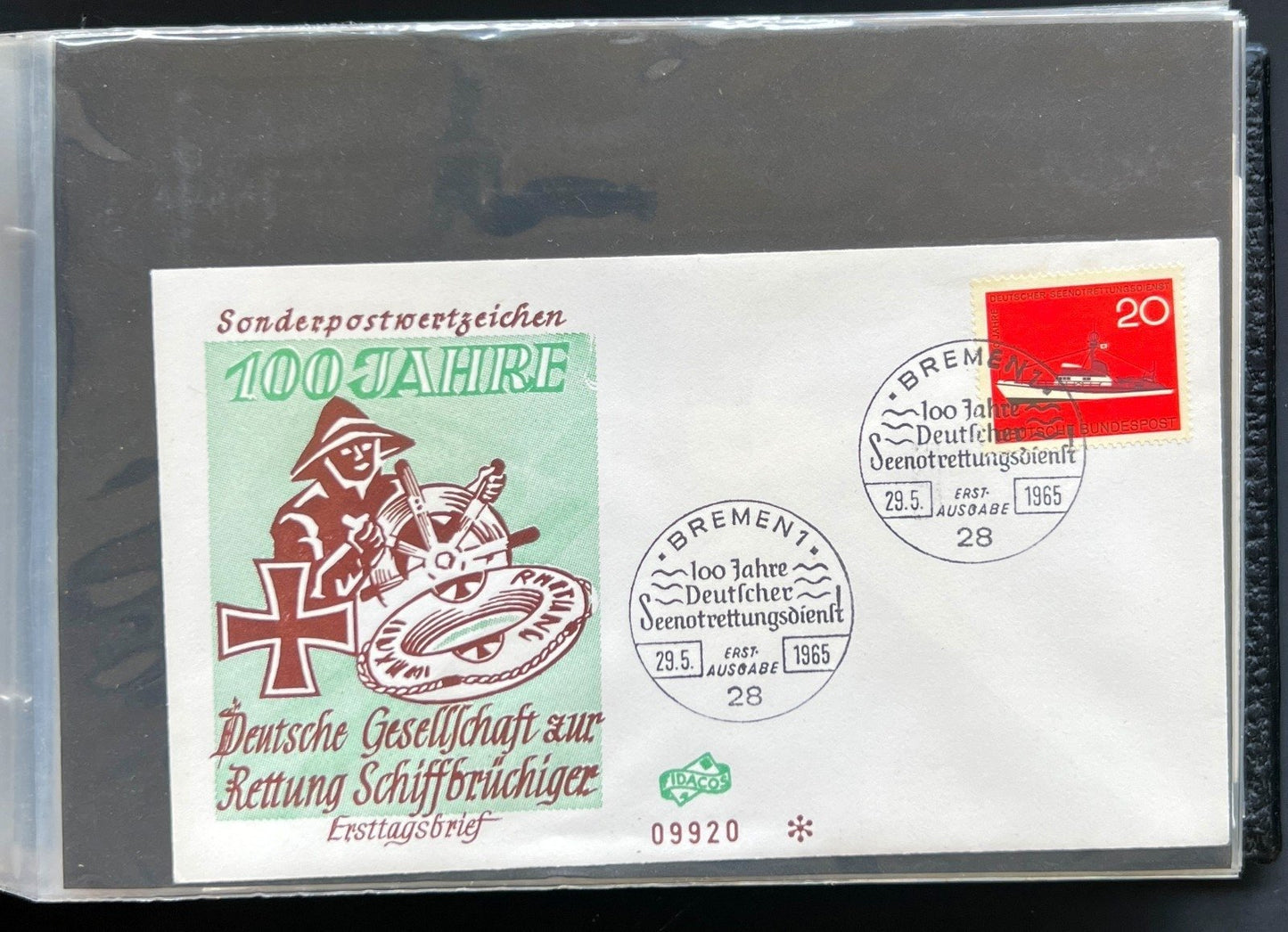 Germany First Day Cover Collection Album 96 Covers FDC 1965-1973 ZAYIX