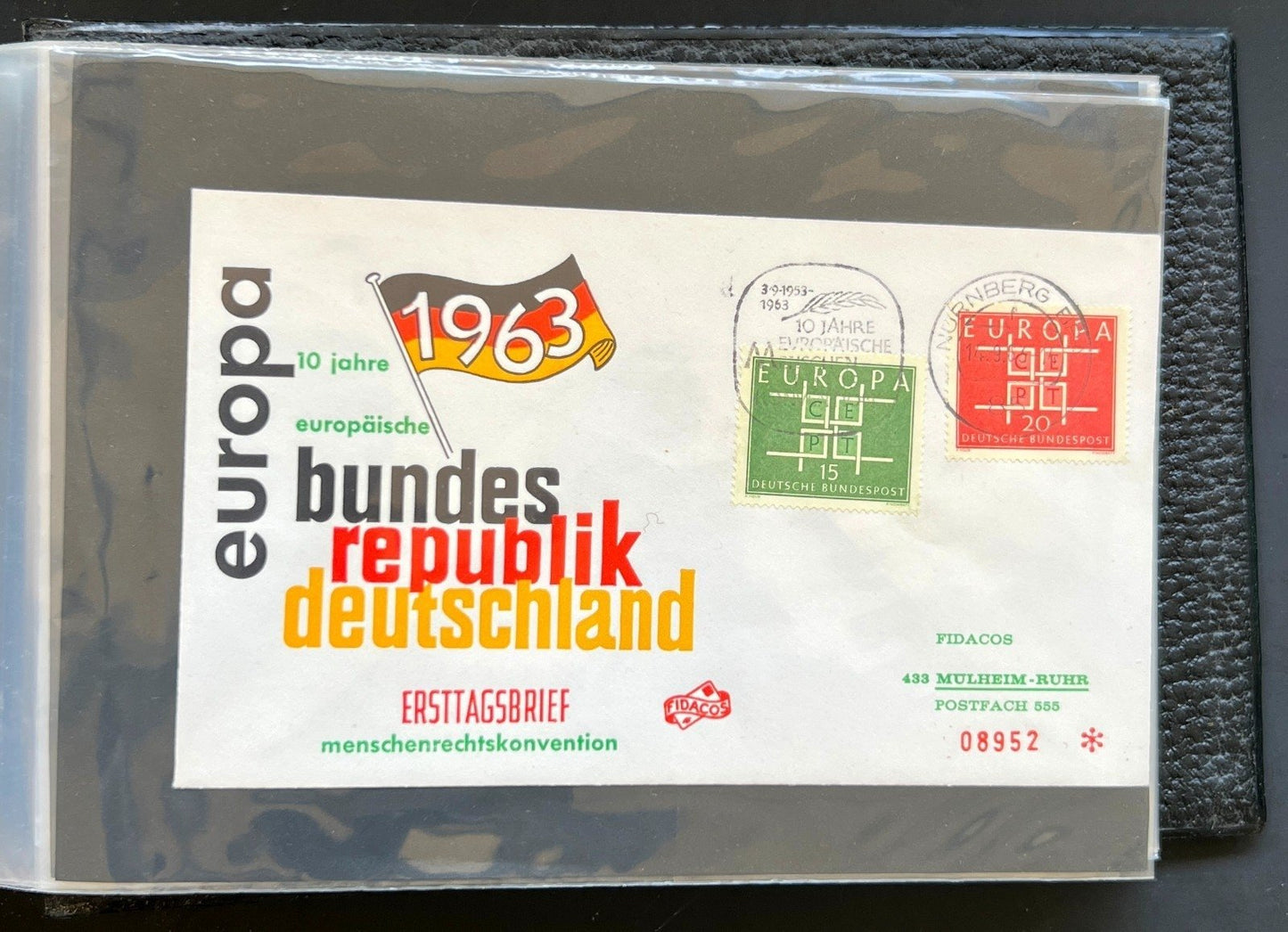 Germany First Day Cover Collection Album 96 Covers FDC 1965-1973 ZAYIX