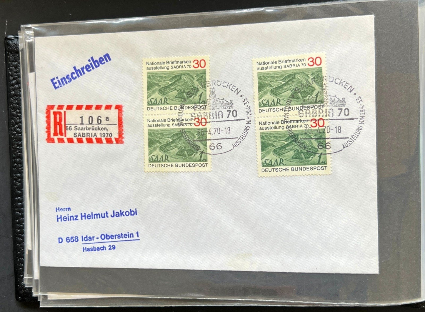 Germany First Day Cover Collection Album 96 Covers FDC 1965-1973 ZAYIX