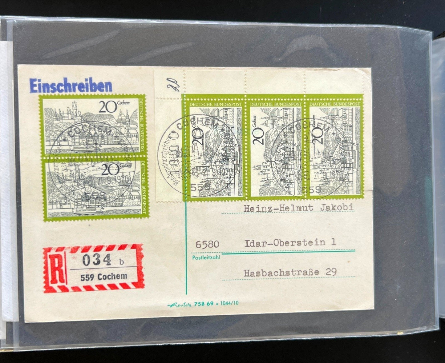 Germany First Day Cover Collection Album 96 Covers FDC 1965-1973 ZAYIX