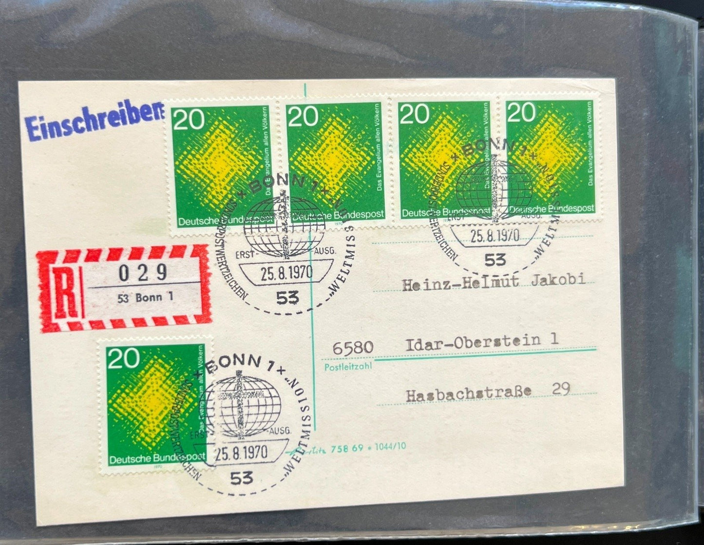 Germany First Day Cover Collection Album 96 Covers FDC 1965-1973 ZAYIX