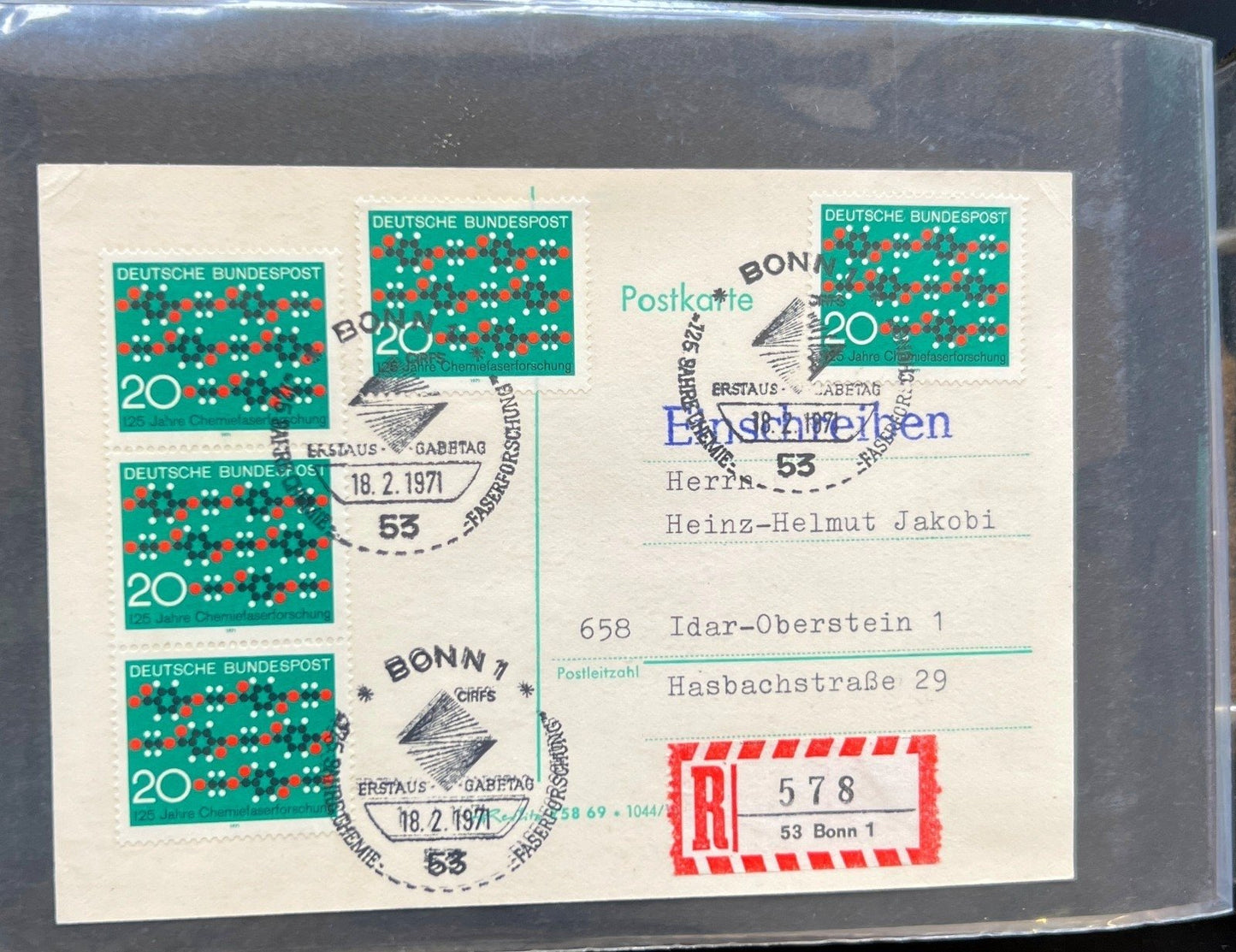 Germany First Day Cover Collection Album 96 Covers FDC 1965-1973 ZAYIX