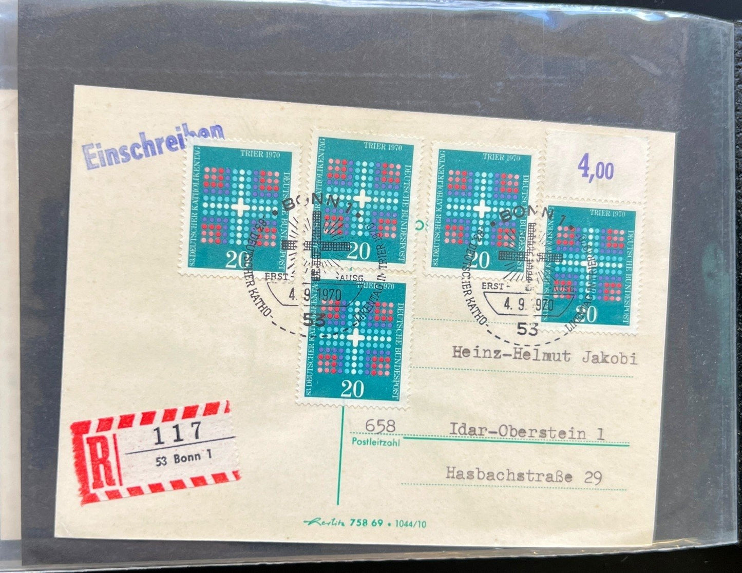 Germany First Day Cover Collection Album 96 Covers FDC 1965-1973 ZAYIX