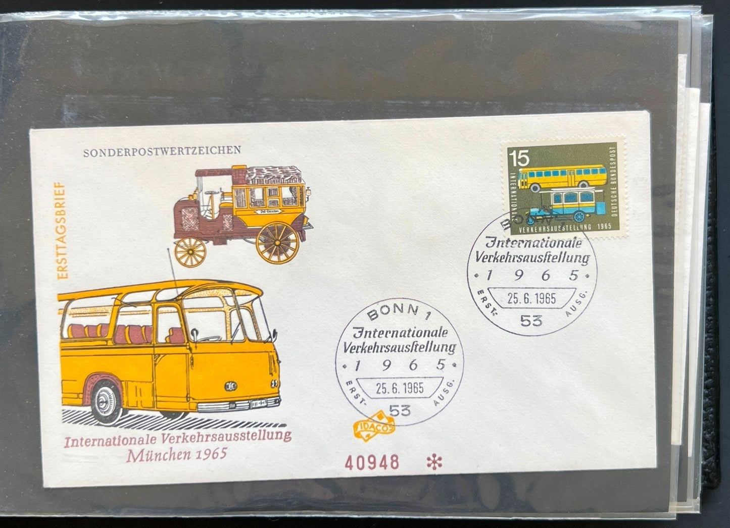 Germany First Day Cover Collection Album 96 Covers FDC 1965-1973 ZAYIX