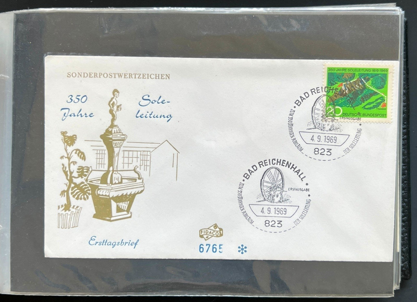 Germany First Day Cover Collection Album 96 Covers FDC 1965-1973 ZAYIX