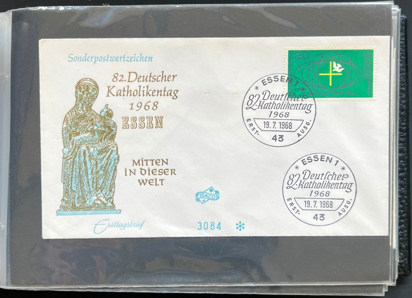 Germany First Day Cover Collection Album 96 Covers FDC 1965-1973 ZAYIX