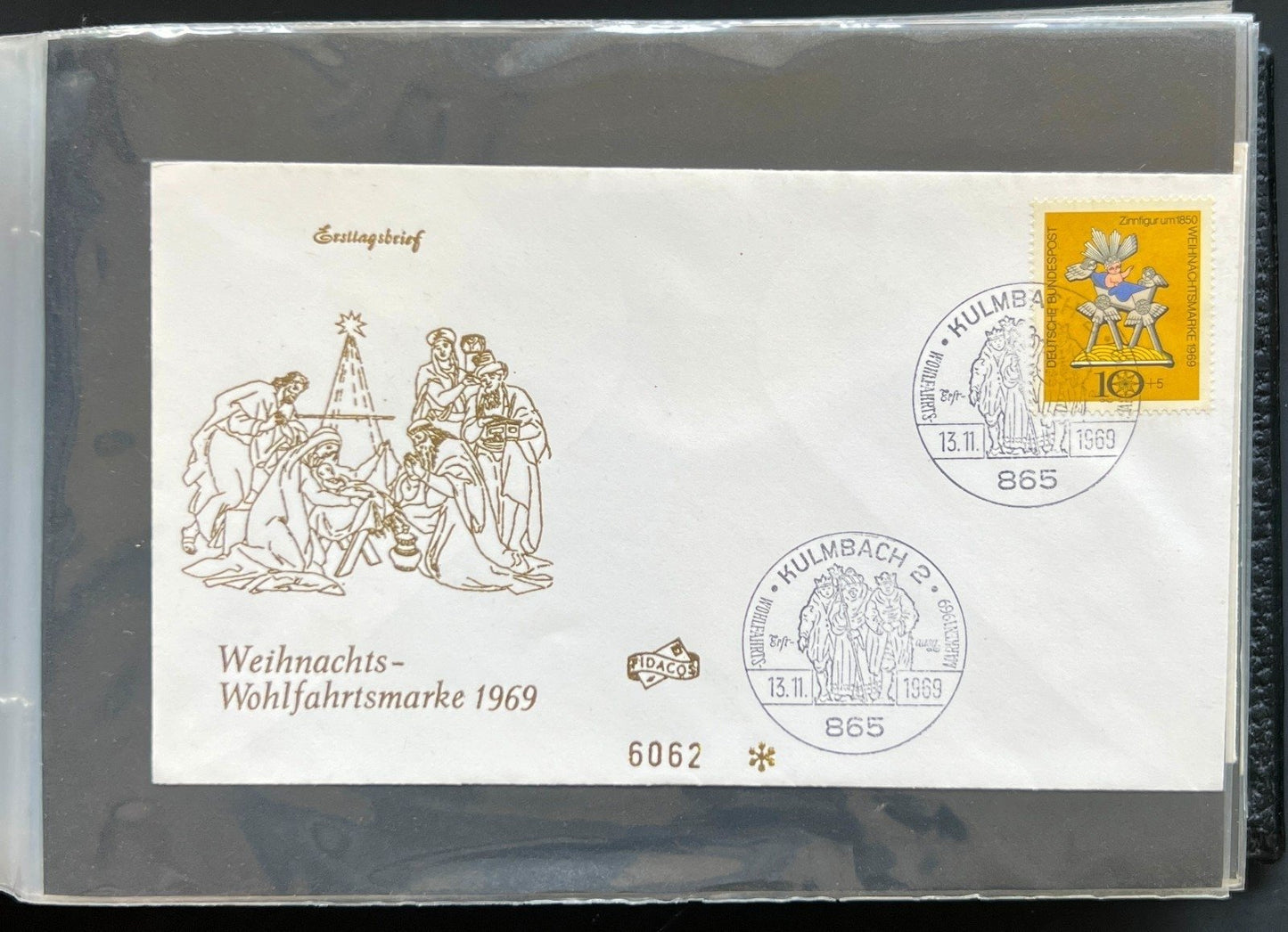 Germany First Day Cover Collection Album 96 Covers FDC 1965-1973 ZAYIX