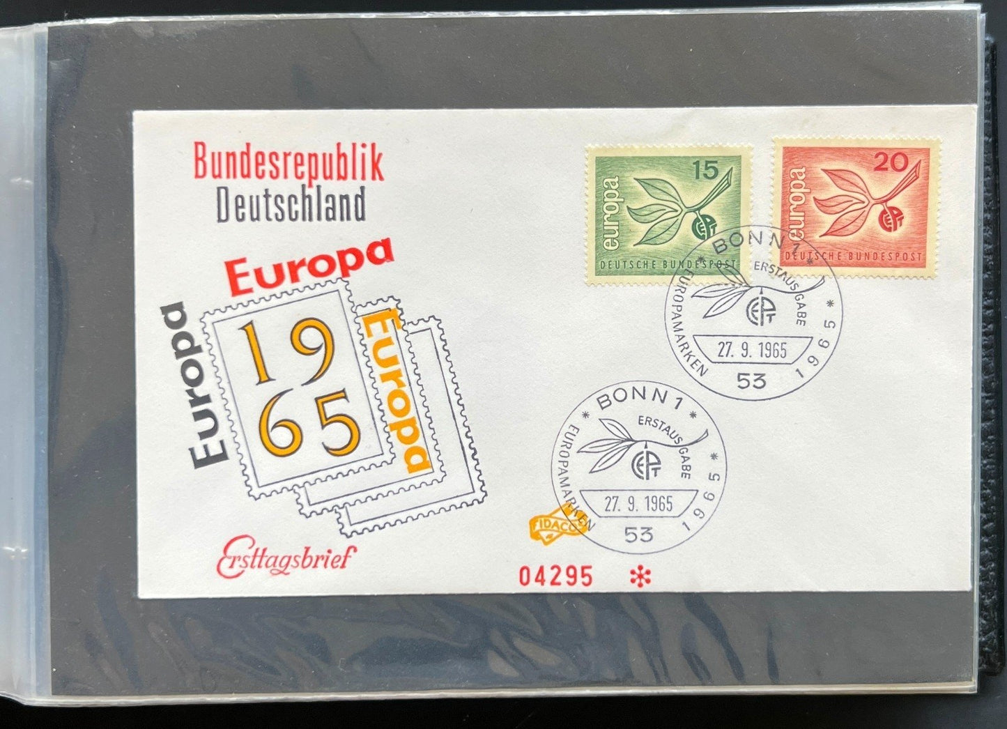 Germany First Day Cover Collection Album 96 Covers FDC 1965-1973 ZAYIX