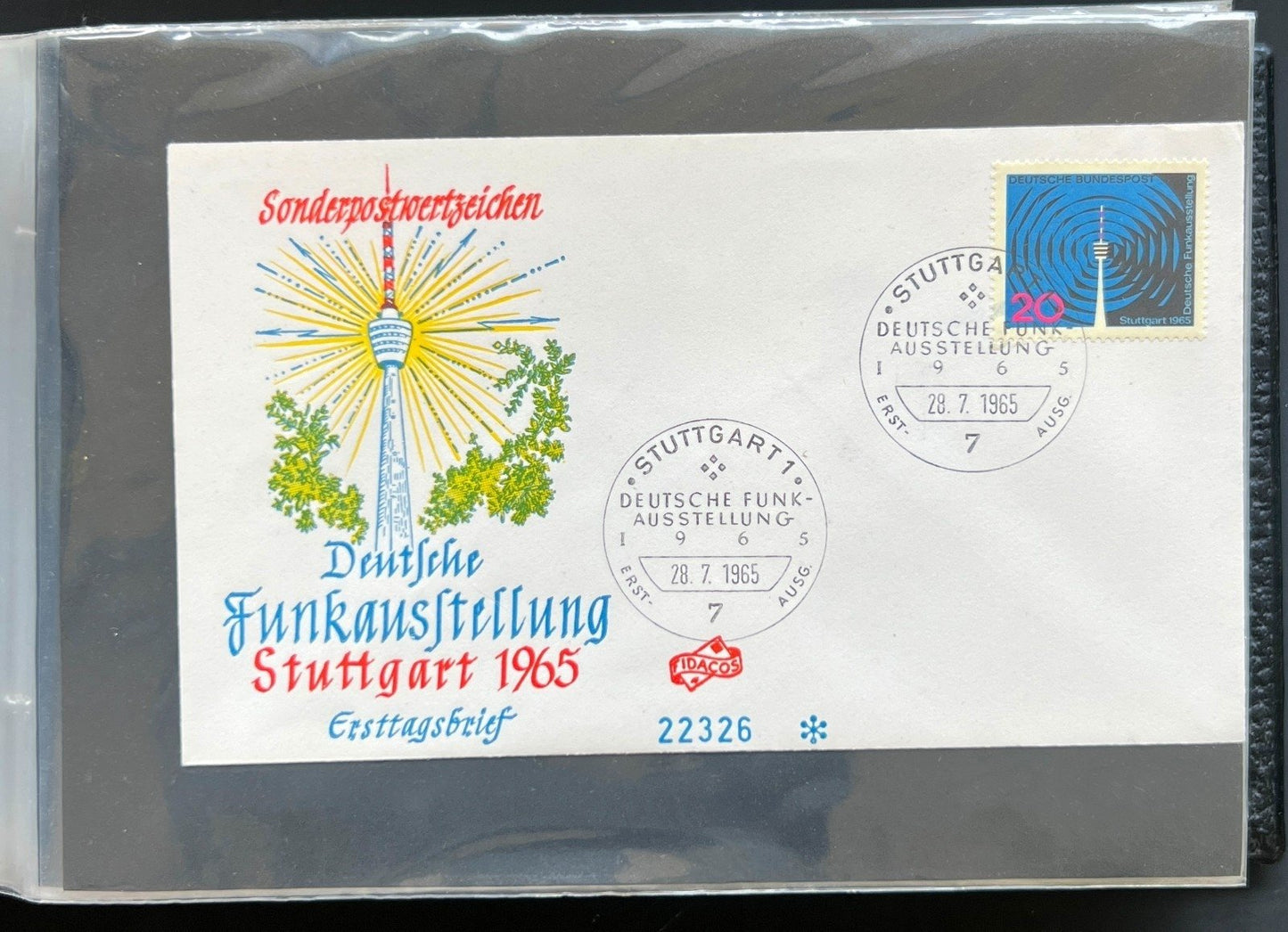 Germany First Day Cover Collection Album 96 Covers FDC 1965-1973 ZAYIX