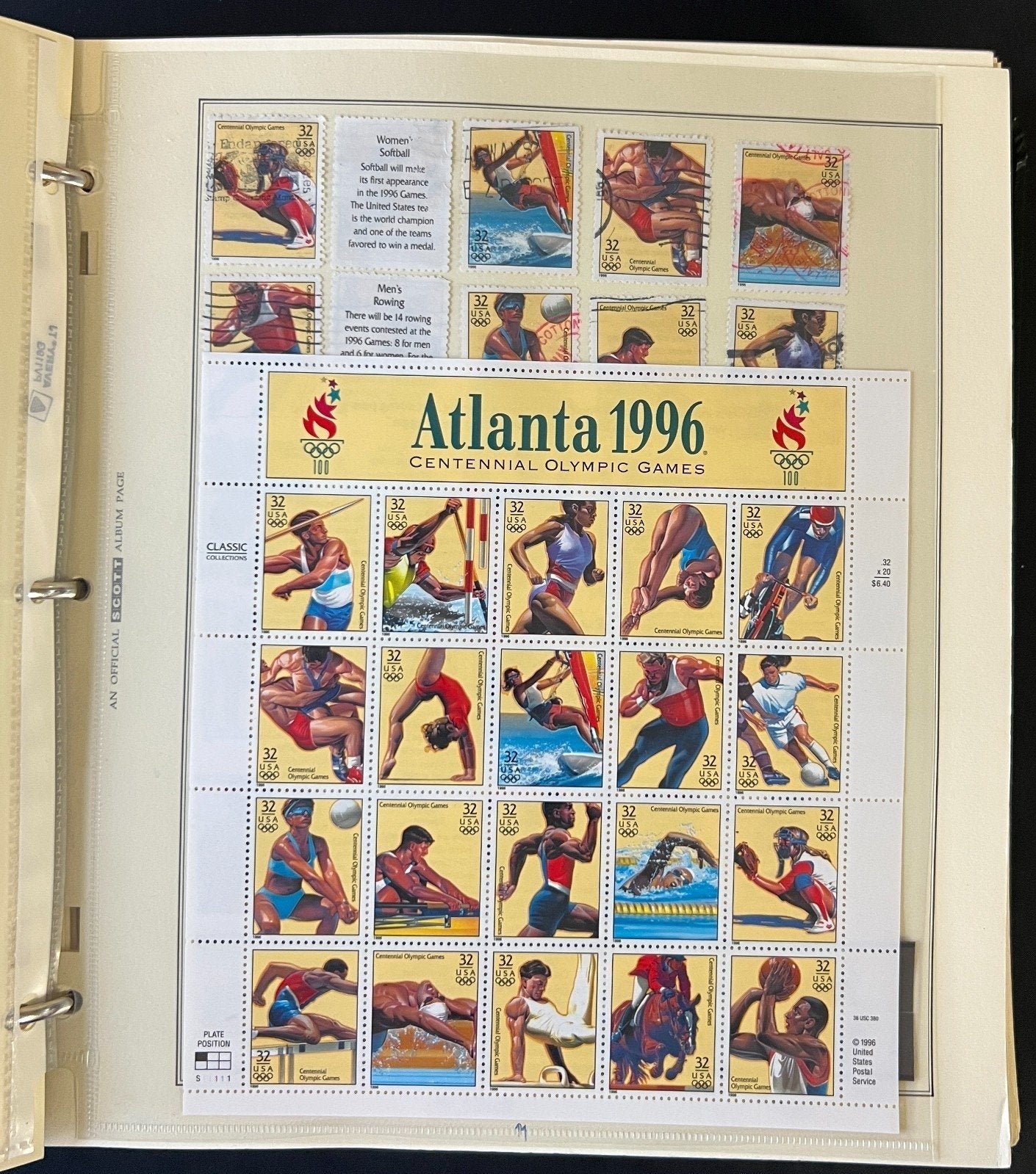 United States Stamp Collection Scott Album Mint & Used 1995-2000 ZAYIX
