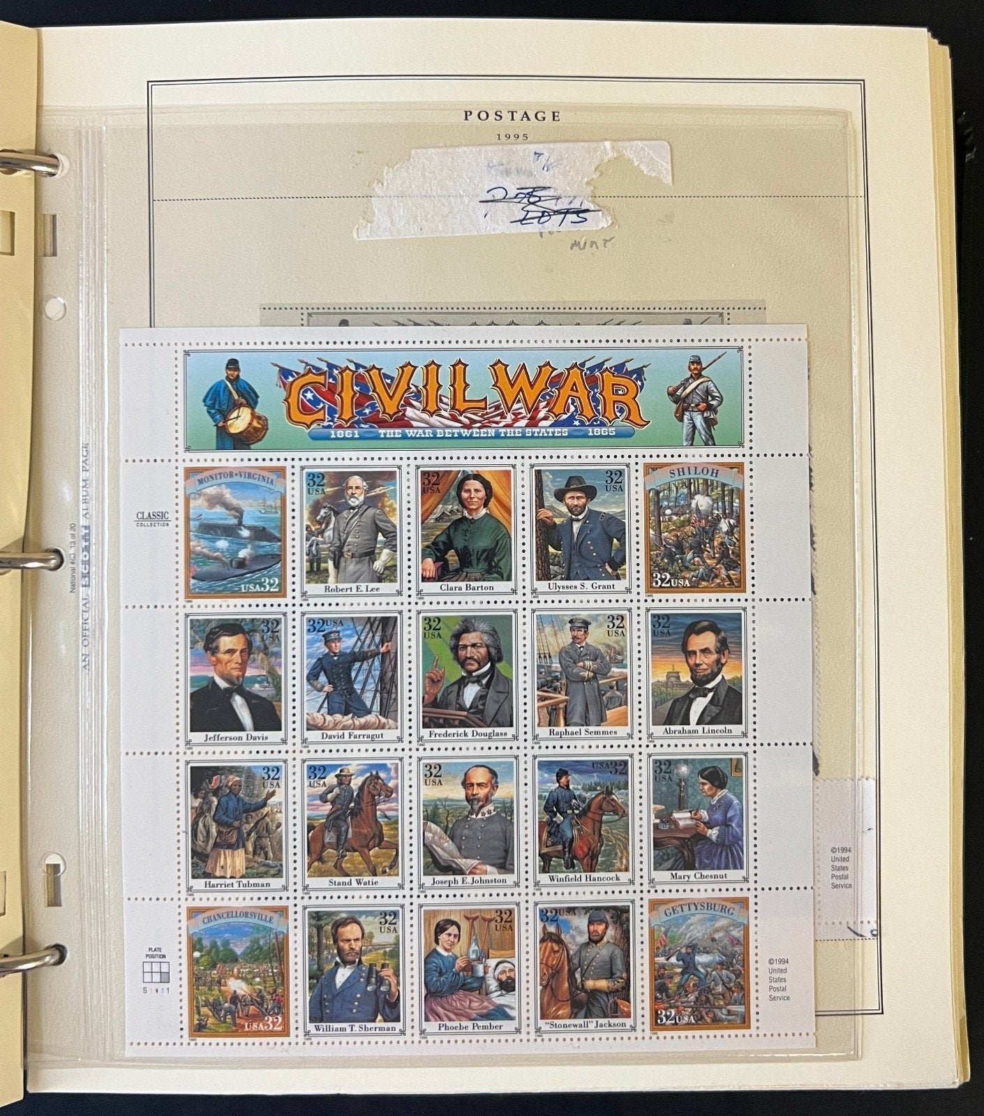 United States Stamp Collection Scott Album Mint & Used 1995-2000 ZAYIX