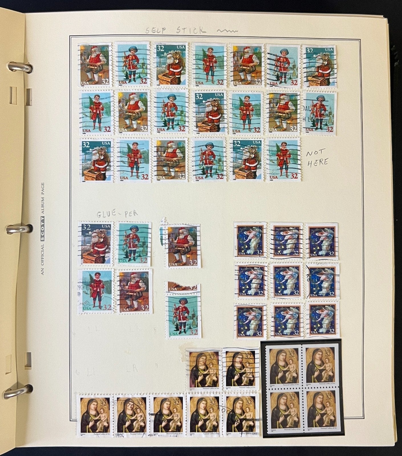 United States Stamp Collection Scott Album Mint & Used 1995-2000 ZAYIX