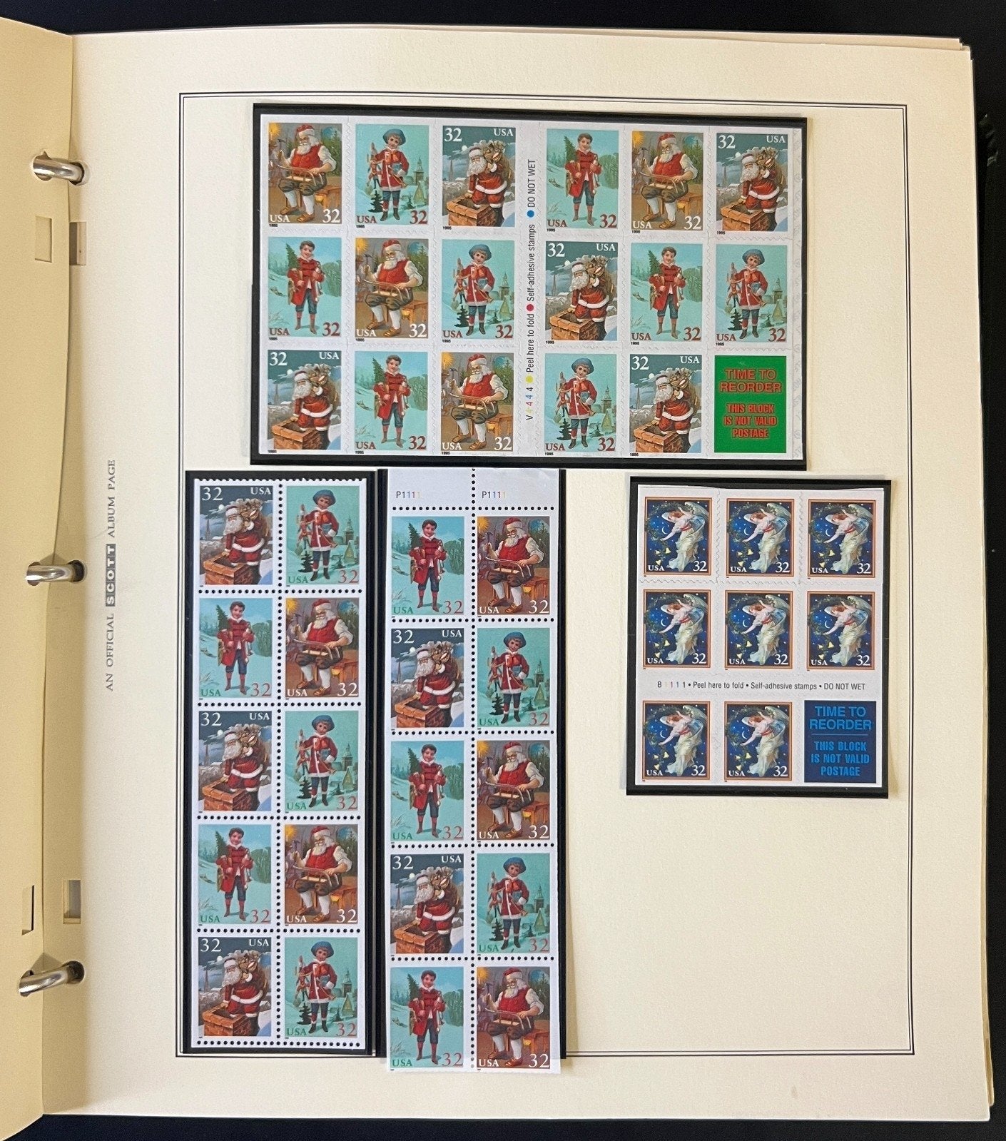 United States Stamp Collection Scott Album Mint & Used 1995-2000 ZAYIX