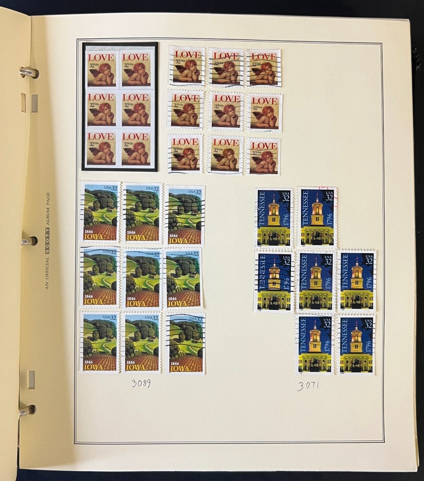 United States Stamp Collection Scott Album Mint & Used 1995-2000 ZAYIX