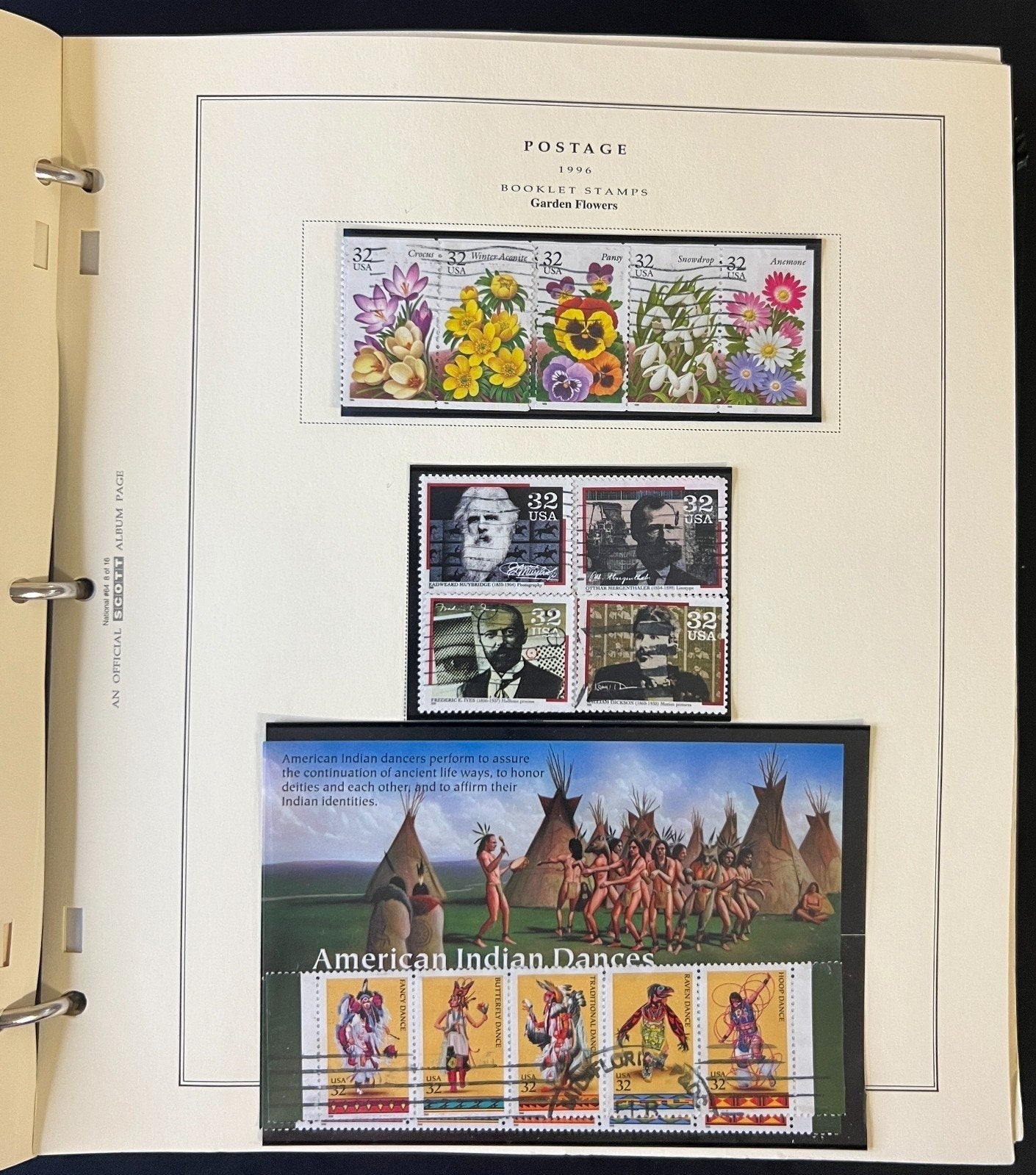 United States Stamp Collection Scott Album Mint & Used 1995-2000 ZAYIX
