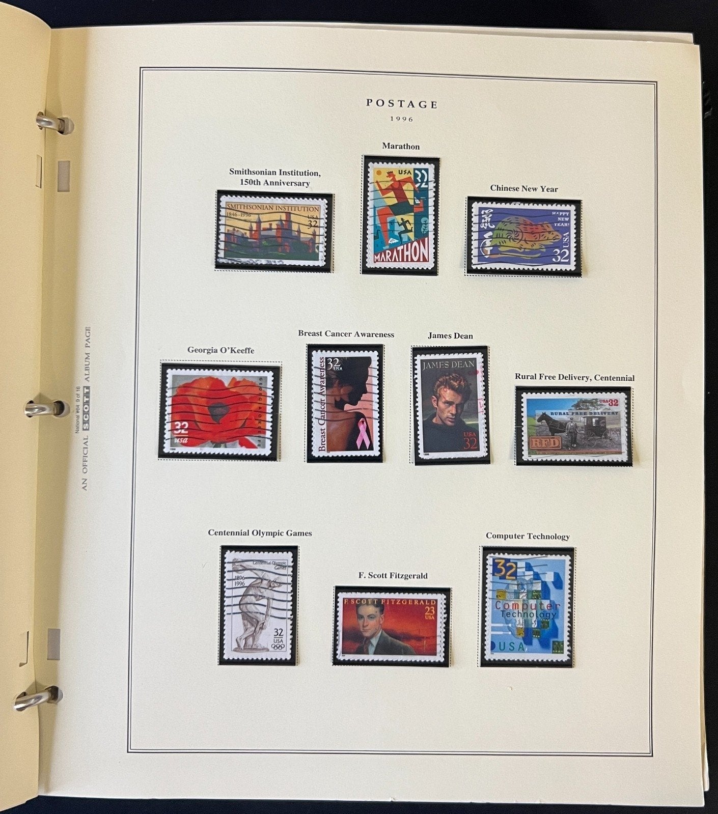 United States Stamp Collection Scott Album Mint & Used 1995-2000 ZAYIX