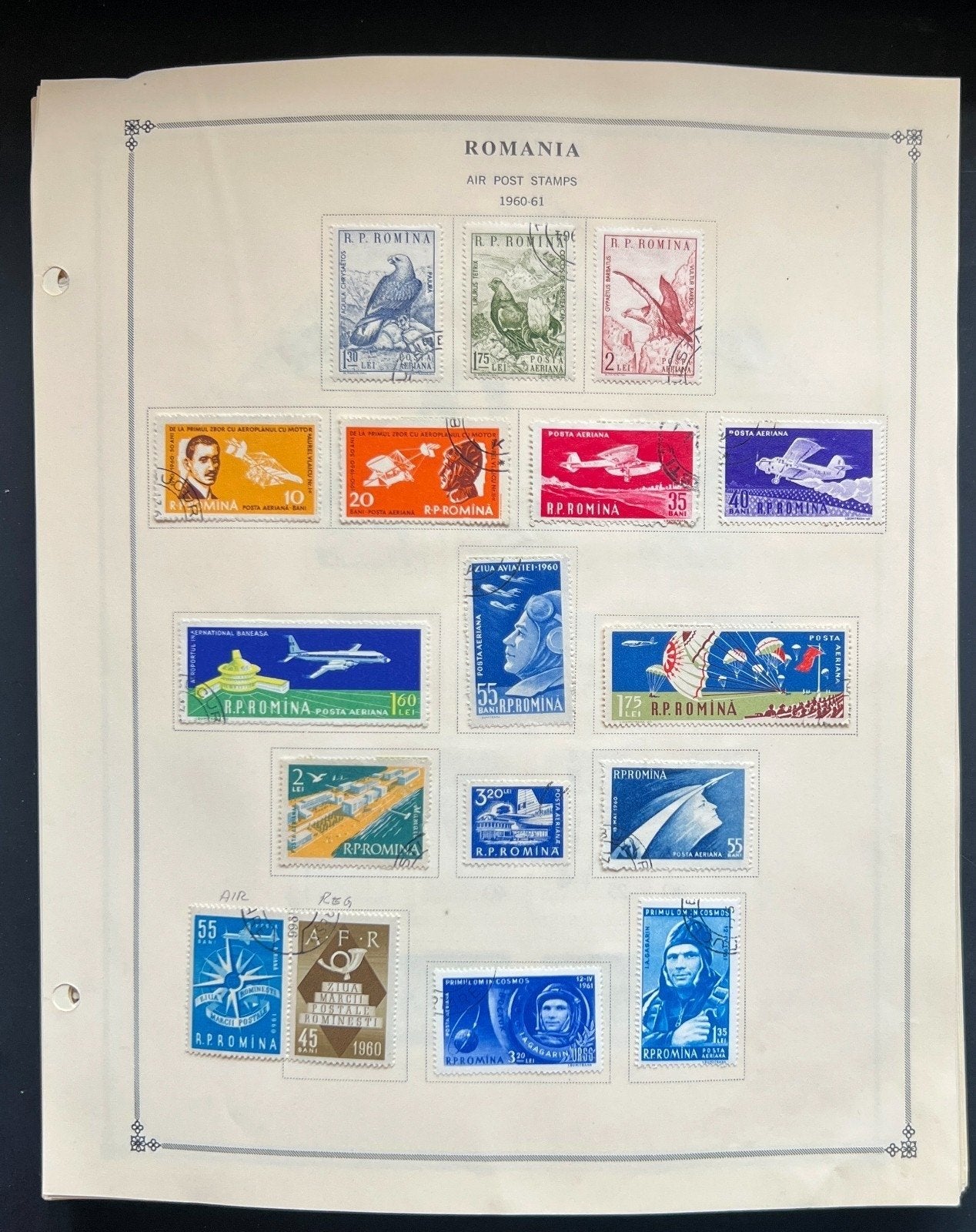 Romania Stamp Collection Pages Hundreds of Stamps Mint & Used 1865-1997 ZAYIX