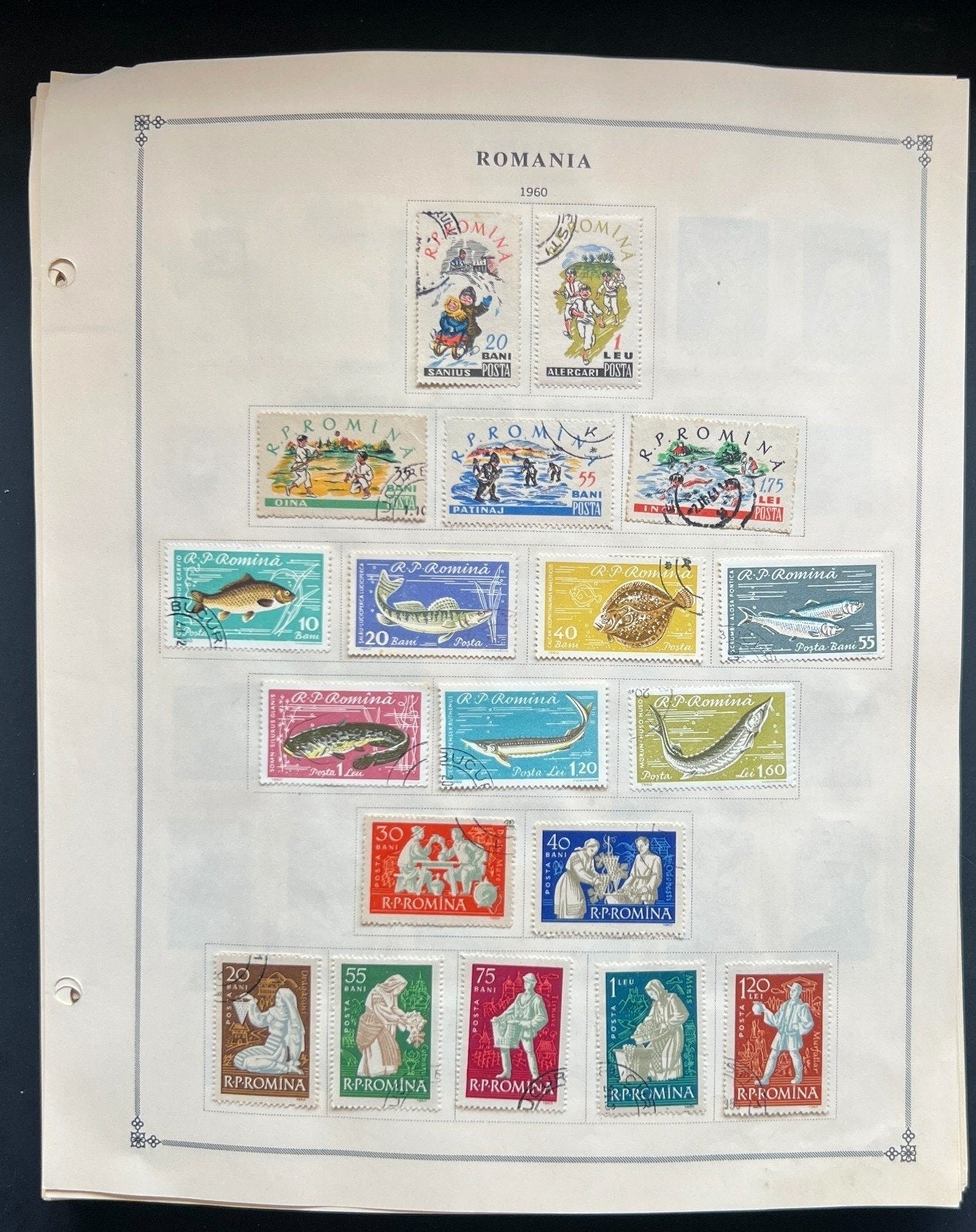 Romania Stamp Collection Pages Hundreds of Stamps Mint & Used 1865-1997 ZAYIX
