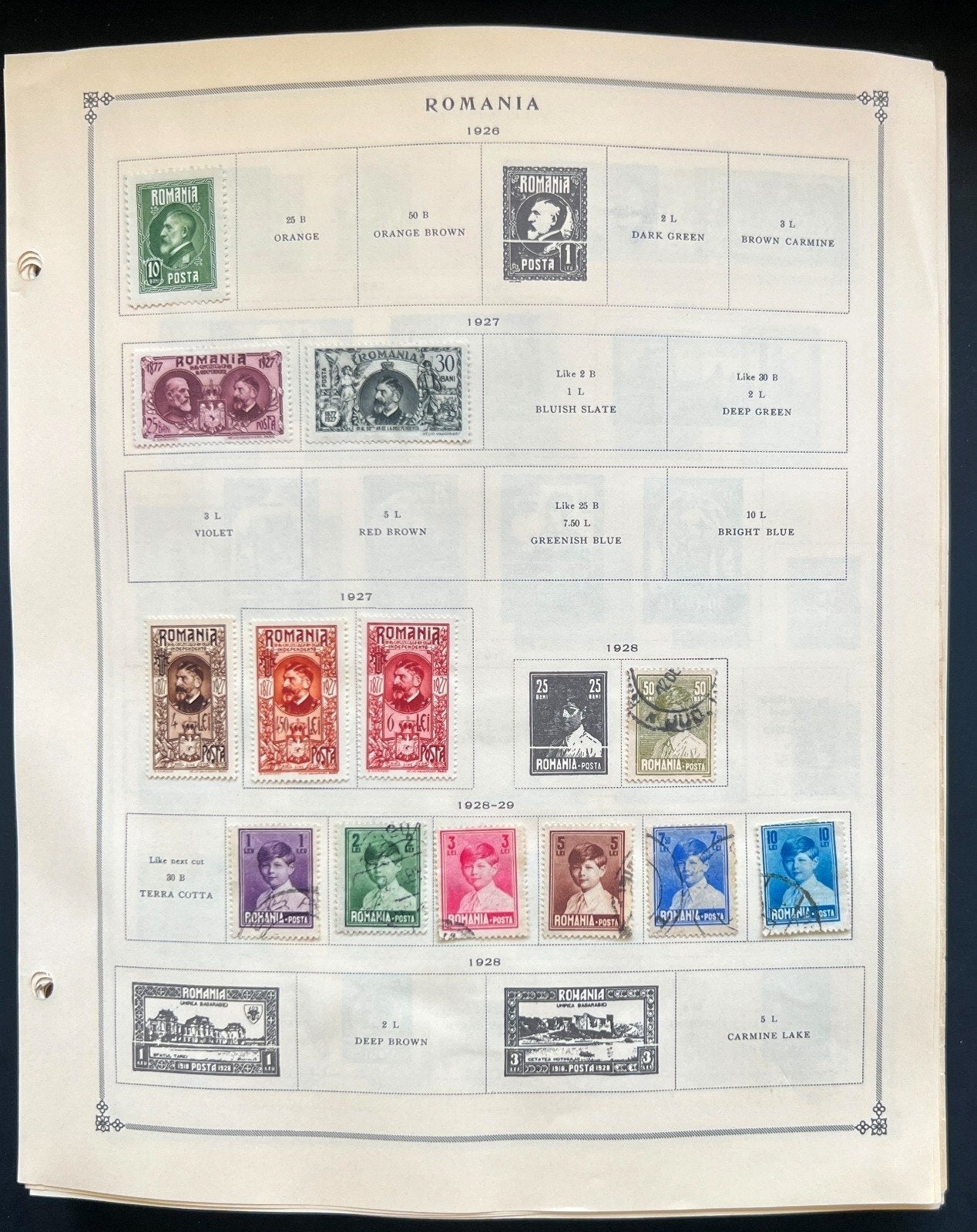 Romania Stamp Collection Pages Hundreds of Stamps Mint & Used 1865-1997 ZAYIX