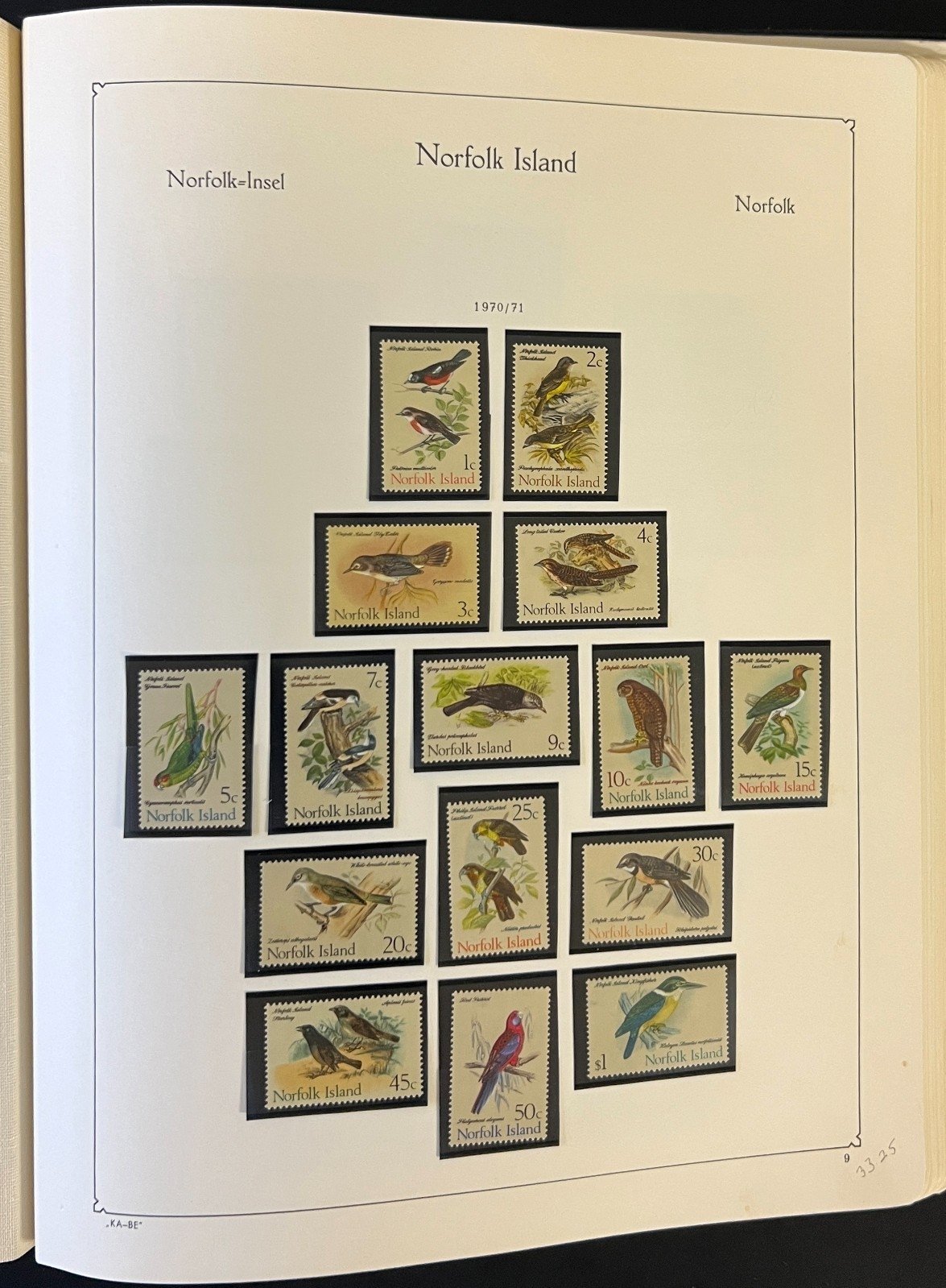 Norfolk Island Stamp Collection Album Mint (MNH) 1947-1989 ZAYIX