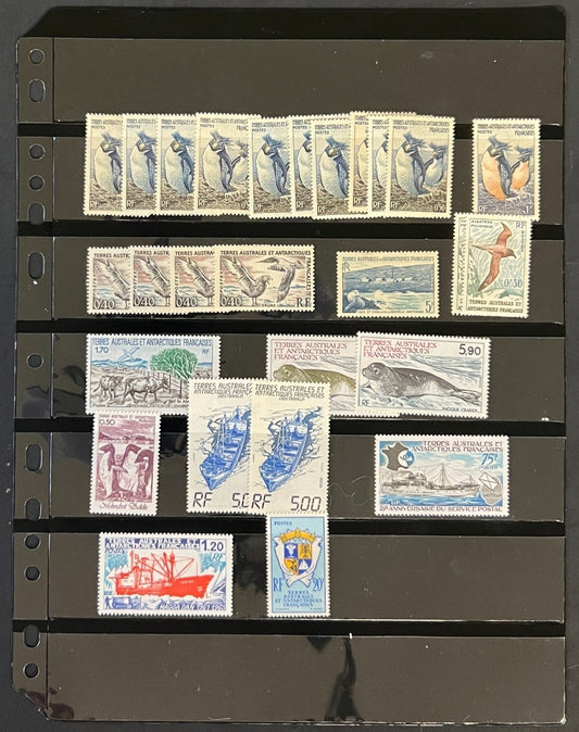 FSAT French Southern Antarctic Territory Stamp Collection Stock Page Mint  ZAYIX