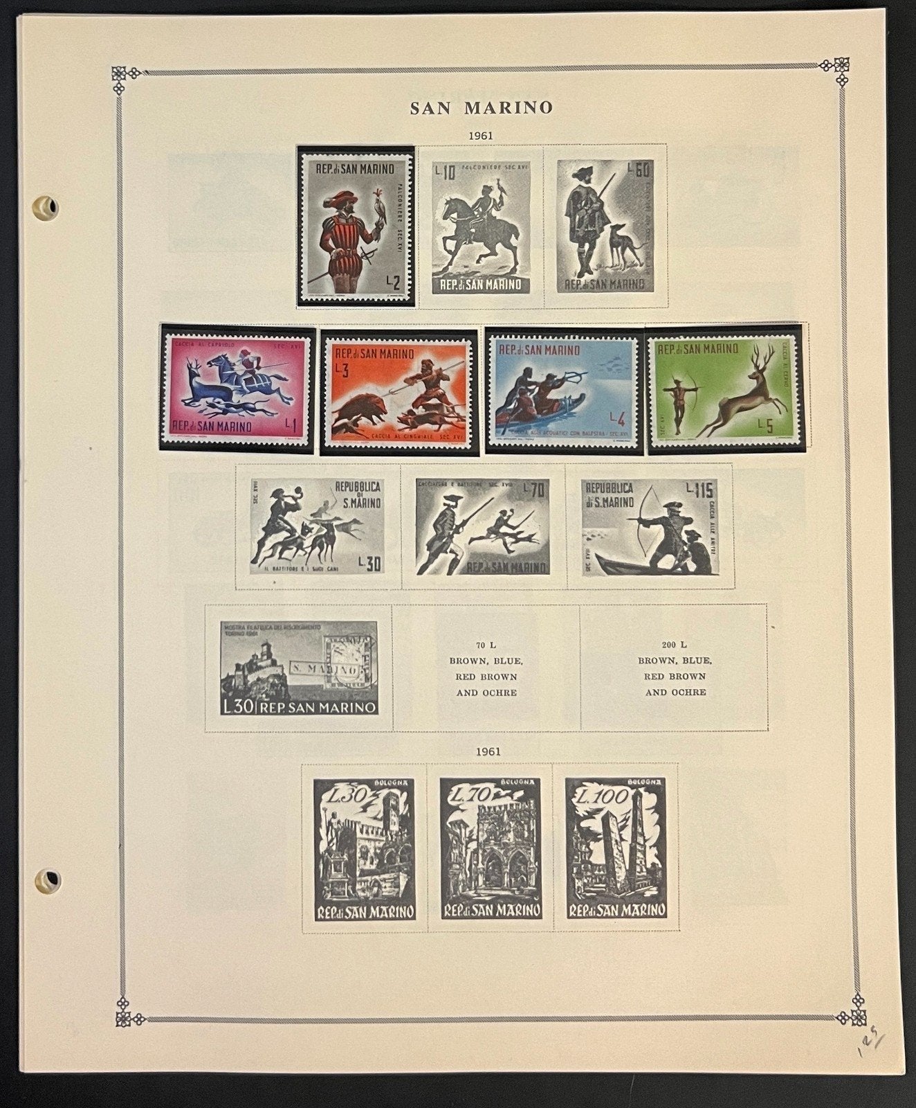 San Marino Stamp Collection Pages Mint & Used 1941-1976 ZAYIX