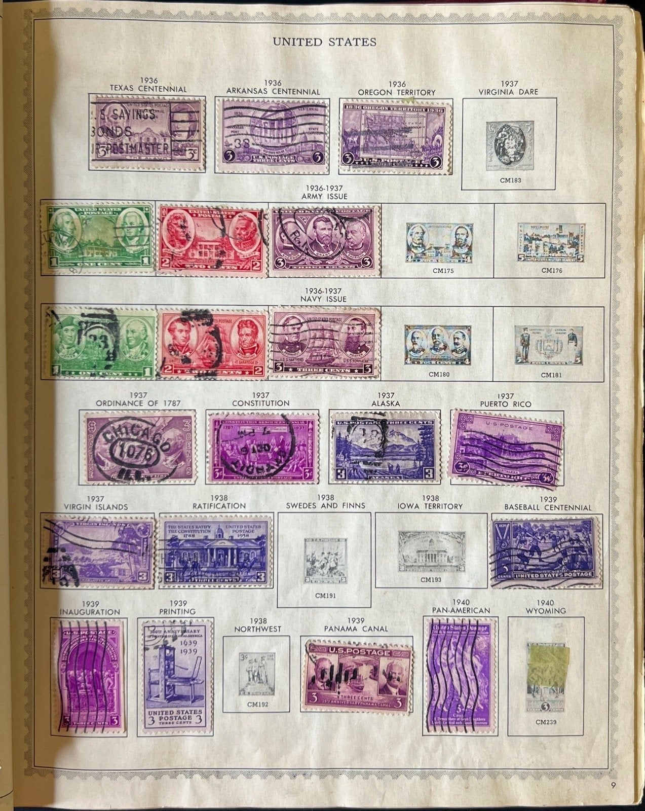 World Wide Postage Stamp Collection Album Hundreds of Stamps Used ZAYIX