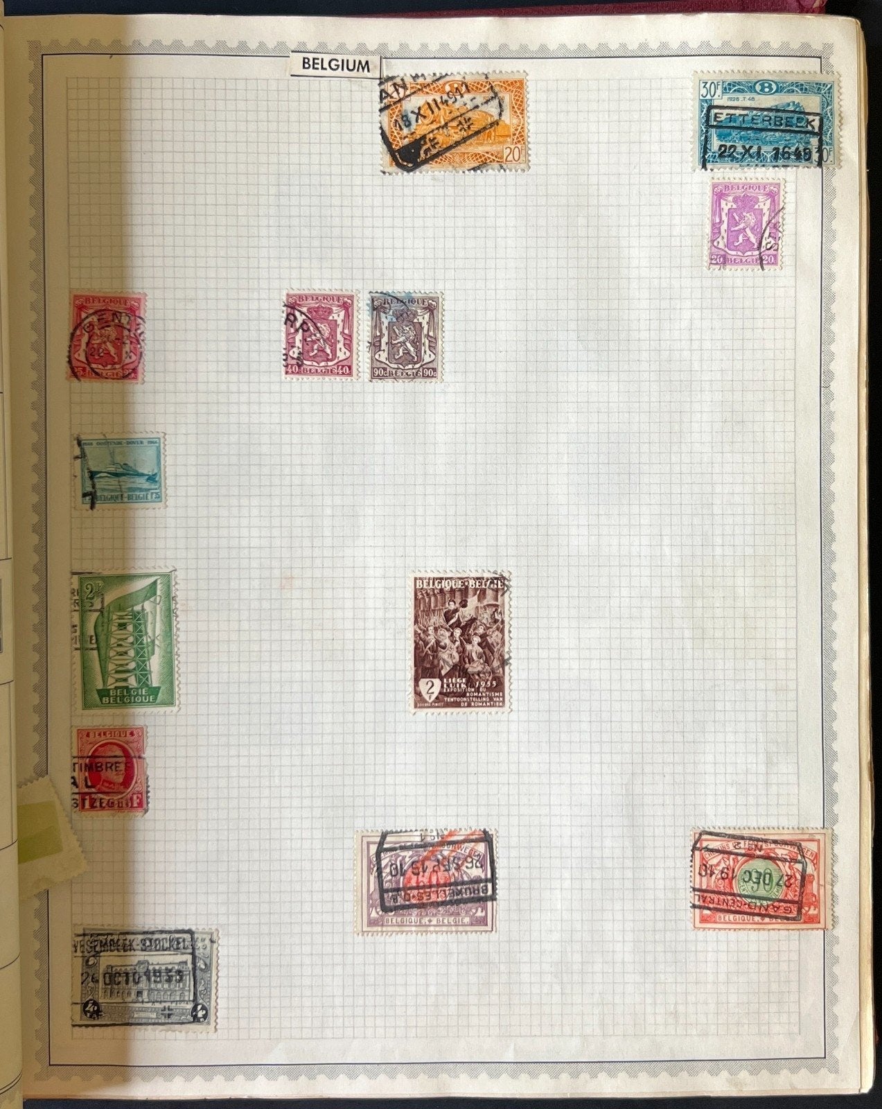 World Wide Postage Stamp Collection Album Hundreds of Stamps Used ZAYIX