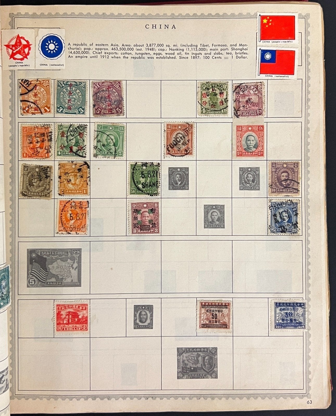 World Wide Postage Stamp Collection Album Hundreds of Stamps Used ZAYIX