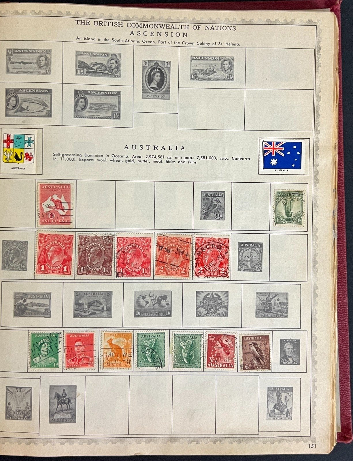 World Wide Postage Stamp Collection Album Hundreds of Stamps Used ZAYIX