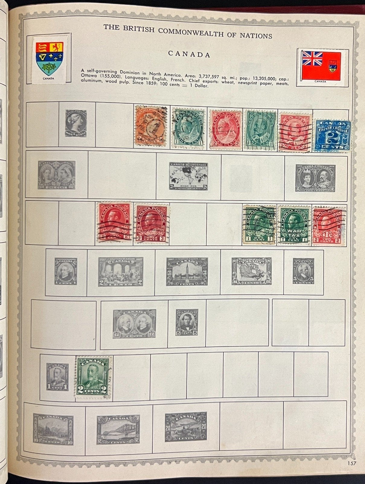World Wide Postage Stamp Collection Album Hundreds of Stamps Used ZAYIX