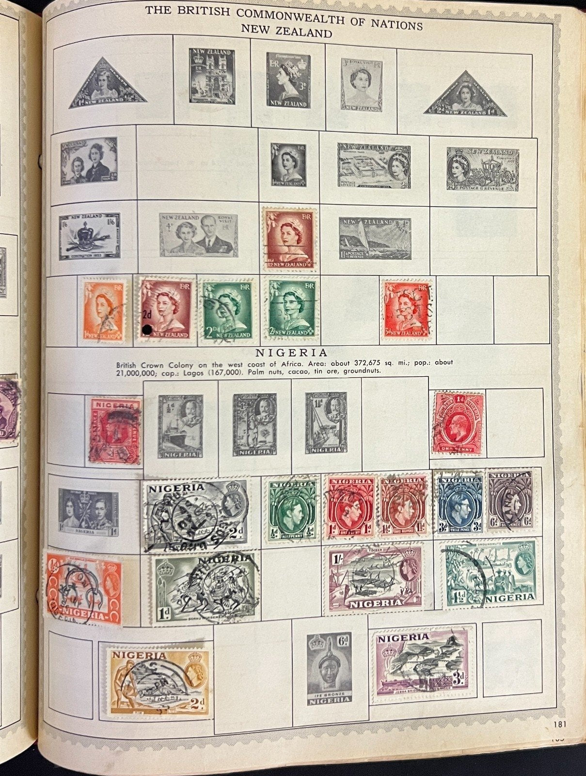 World Wide Postage Stamp Collection Album Hundreds of Stamps Used ZAYIX