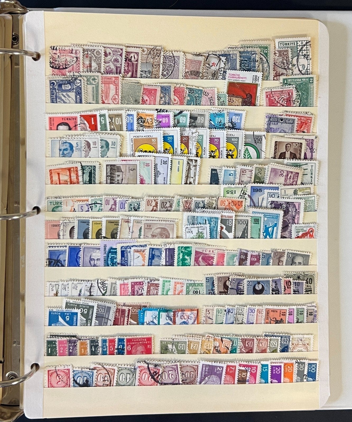 World Wide Stamp Collection 26 Stock Pages Used Thousands of Stamps ZAYIX
