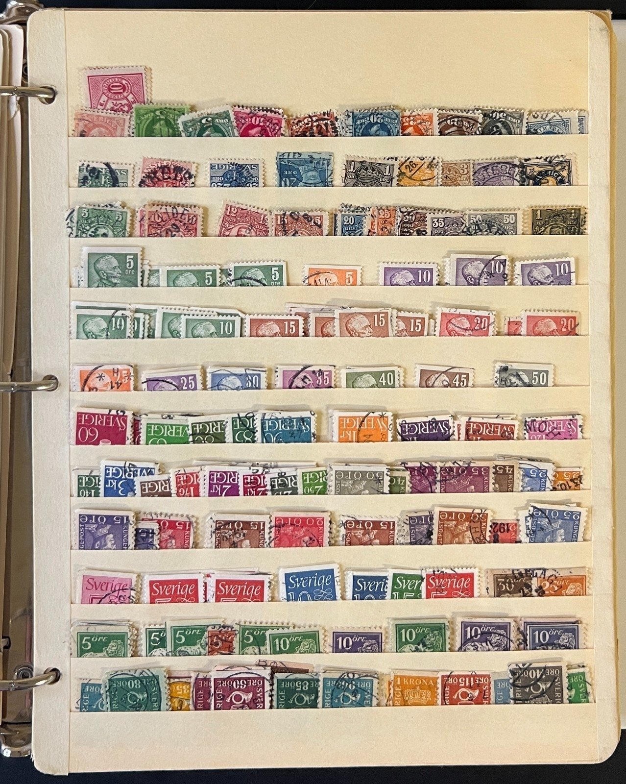 World Wide Stamp Collection 26 Stock Pages Used Thousands of Stamps ZAYIX