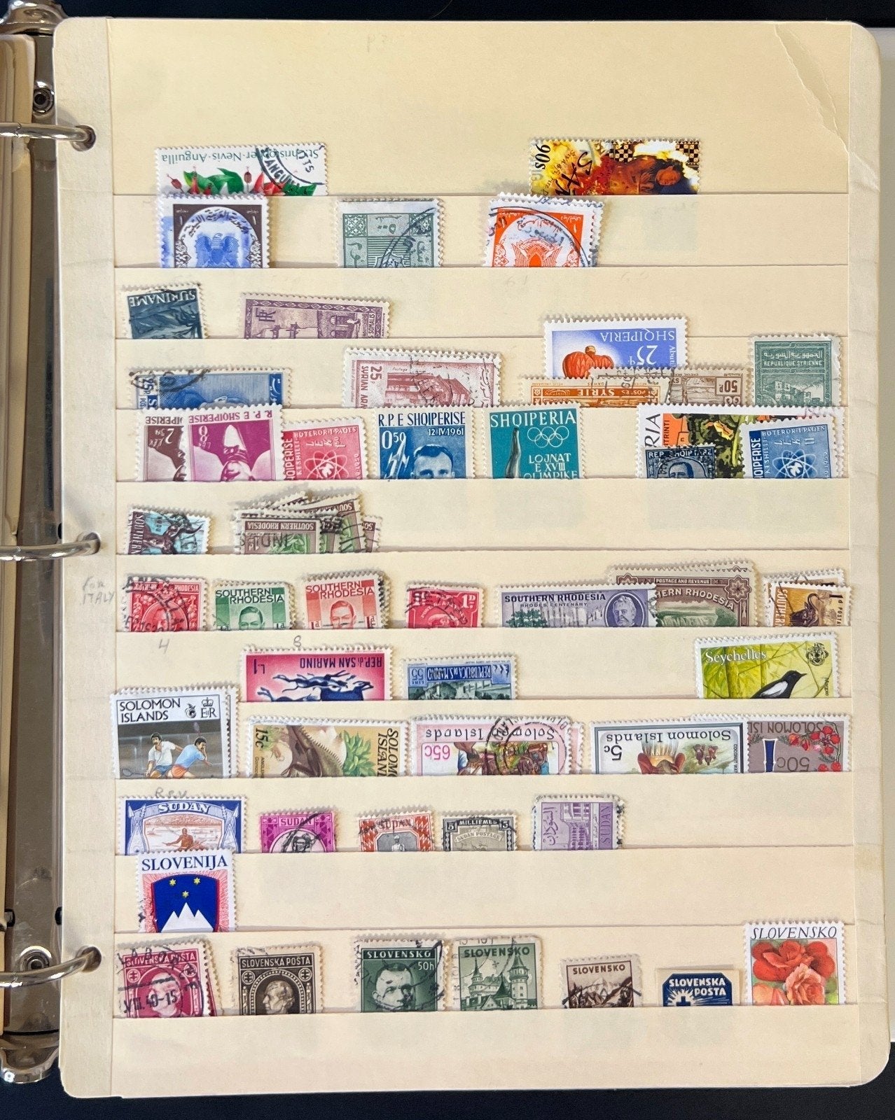 World Wide Stamp Collection 26 Stock Pages Used Thousands of Stamps ZAYIX