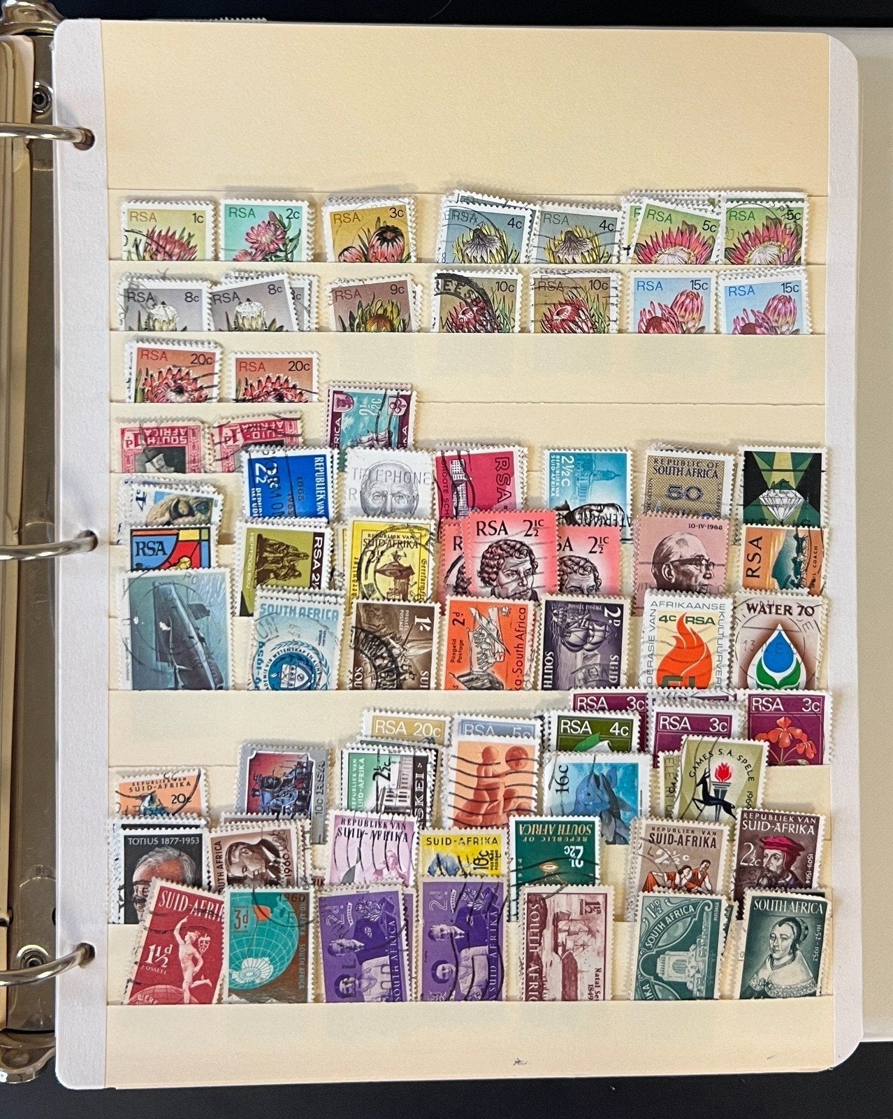 World Wide Stamp Collection 26 Stock Pages Used Thousands of Stamps ZAYIX