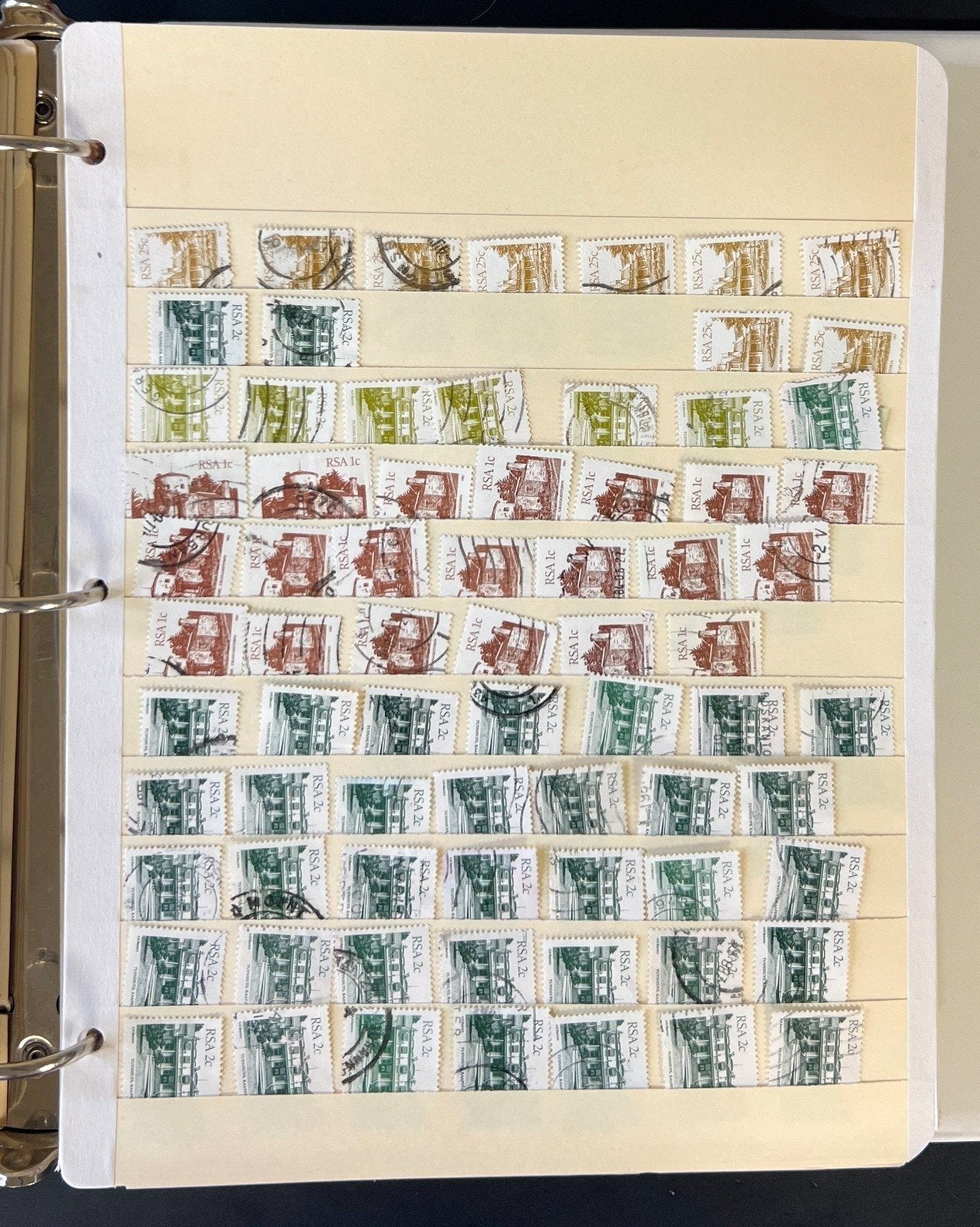 World Wide Stamp Collection 26 Stock Pages Used Thousands of Stamps ZAYIX