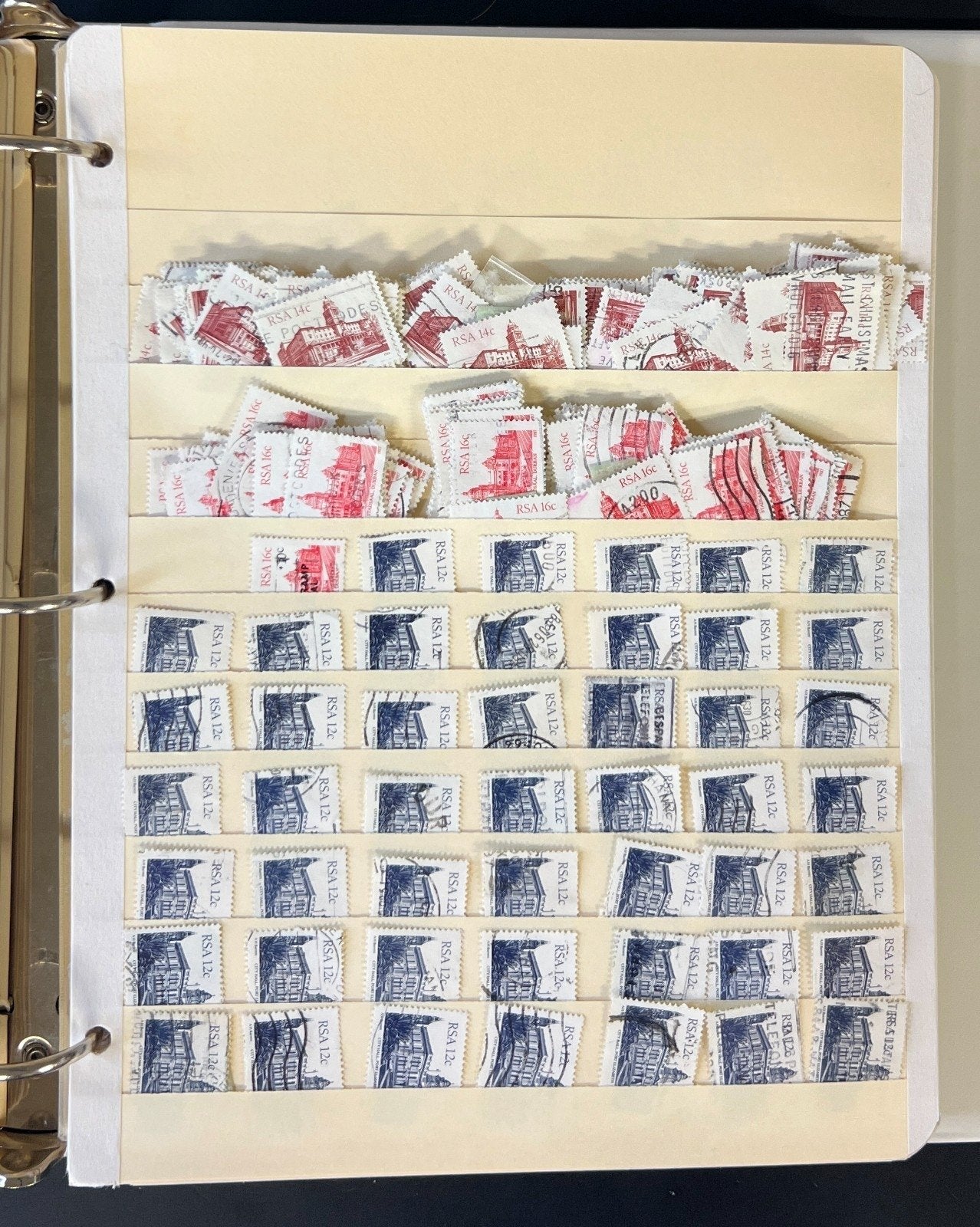 World Wide Stamp Collection 26 Stock Pages Used Thousands of Stamps ZAYIX