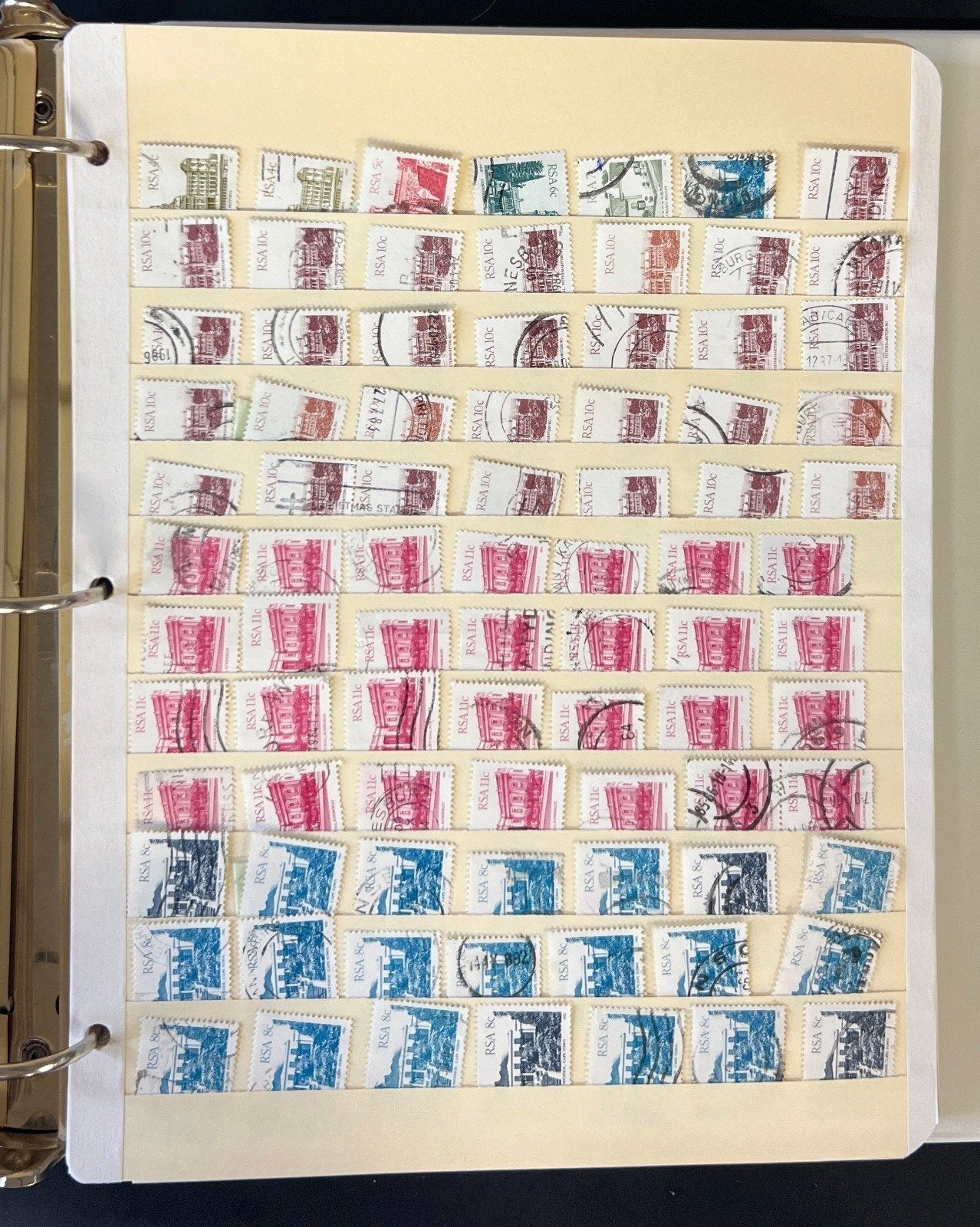 World Wide Stamp Collection 26 Stock Pages Used Thousands of Stamps ZAYIX