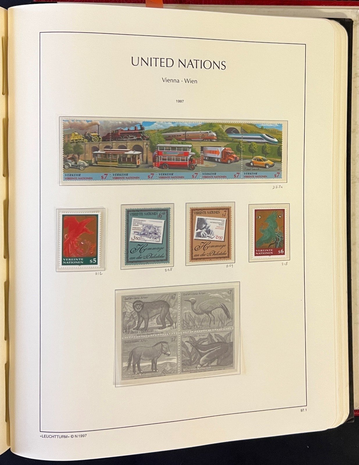 United Nations Stamp Collection 3 Lighthouse Hingeless Albums 1954-1998 ZAYIX