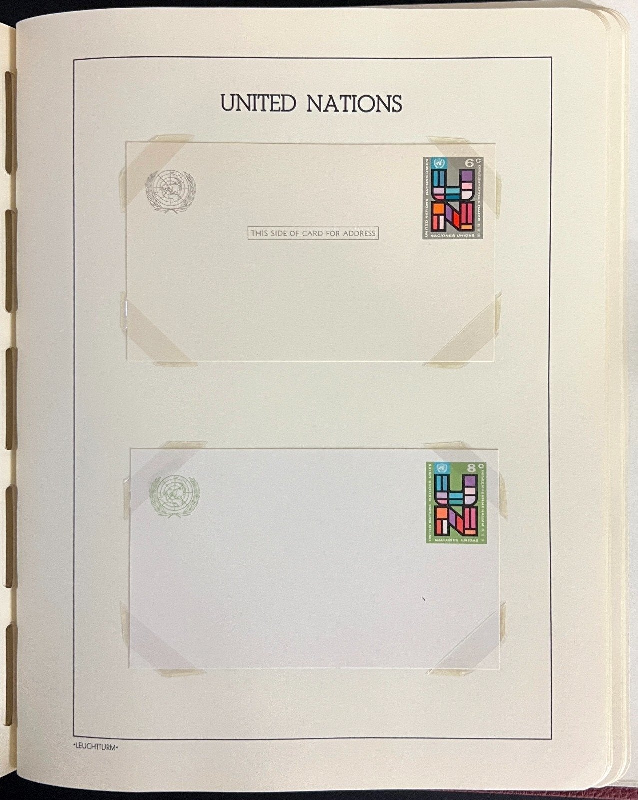United Nations Stamp Collection 3 Lighthouse Hingeless Albums 1954-1998 ZAYIX