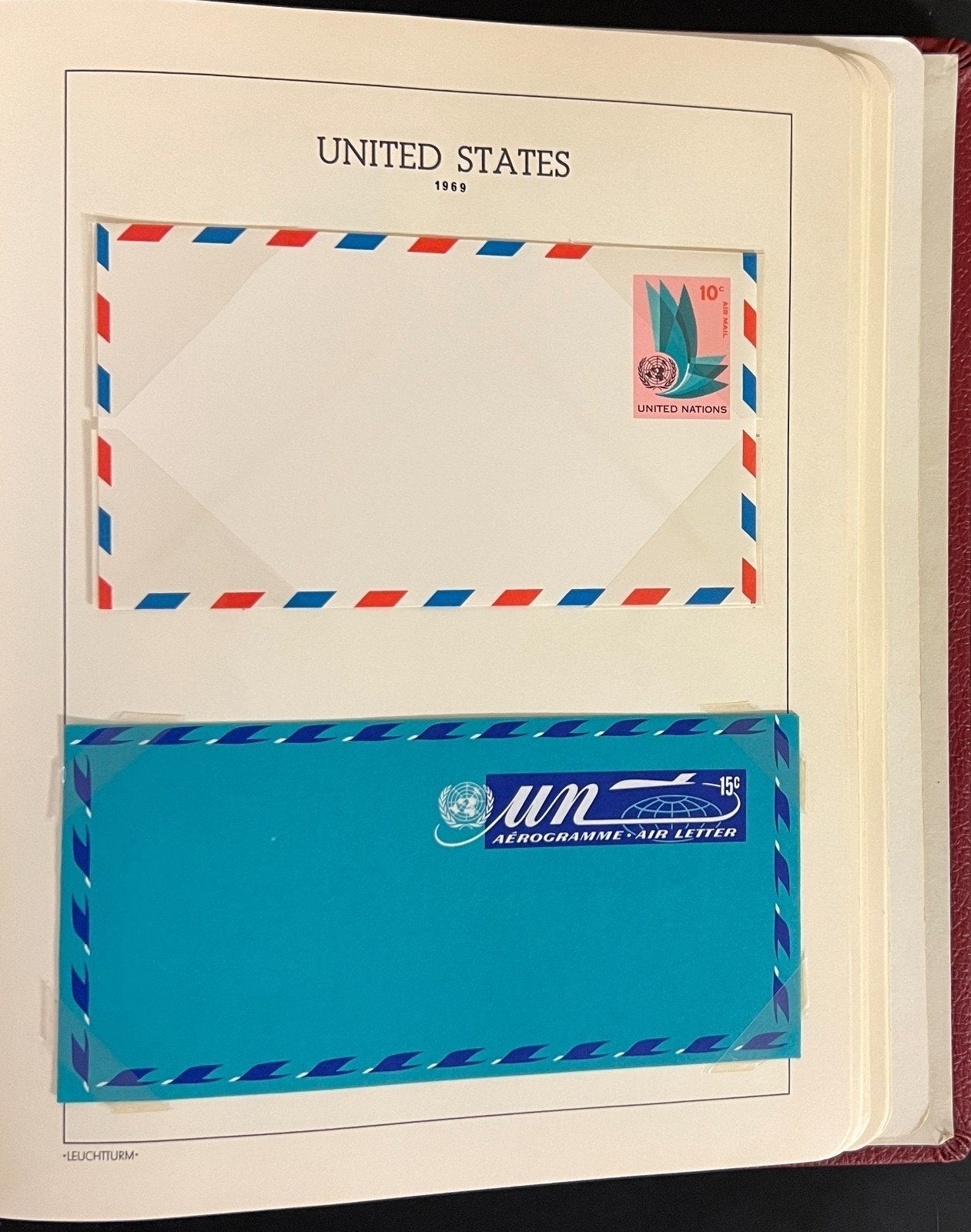 United Nations Stamp Collection 3 Lighthouse Hingeless Albums 1954-1998 ZAYIX