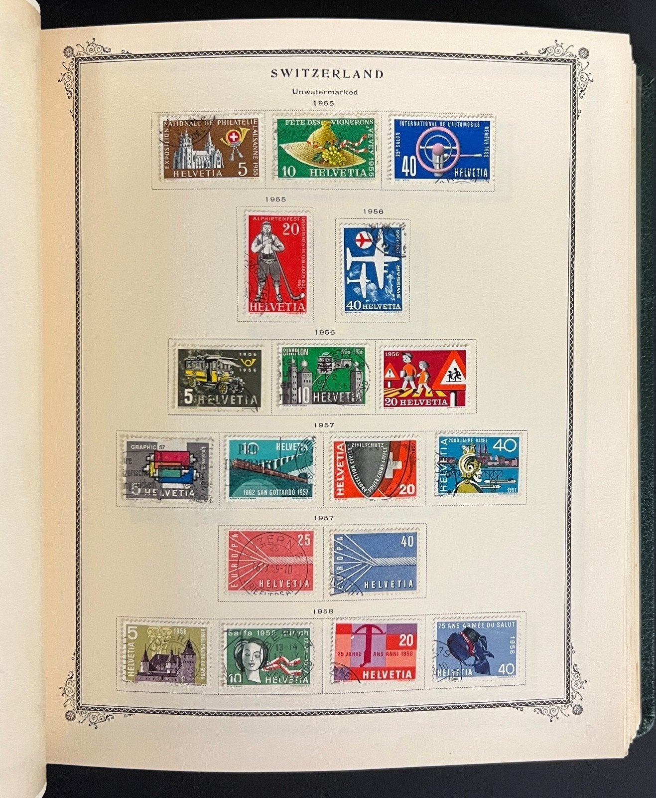Switzerland Stamp Collection Scott Specialty Album Mint & Used 1843-1990 ZAYIX