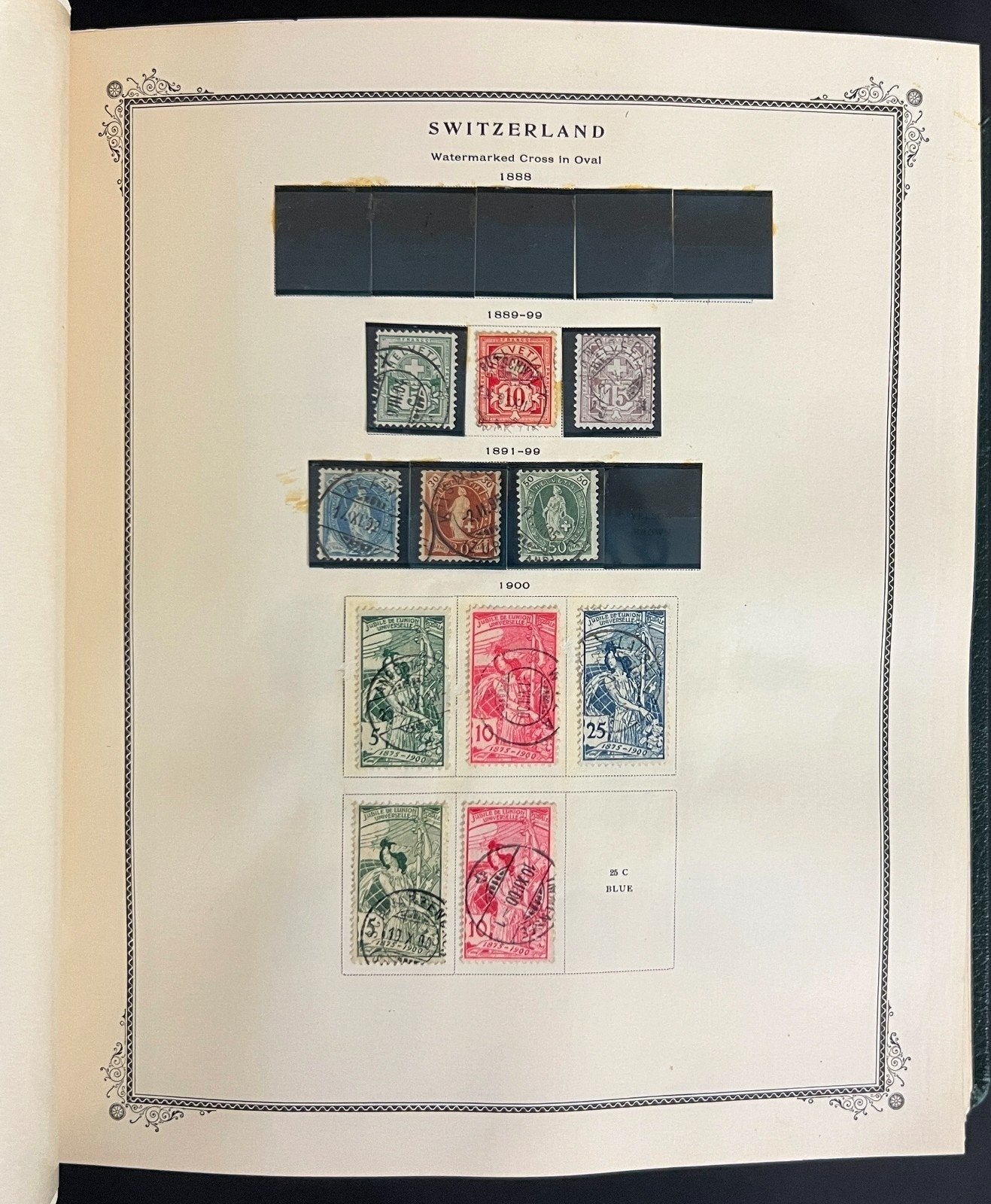 Switzerland Stamp Collection Scott Specialty Album Mint & Used 1843-1990 ZAYIX